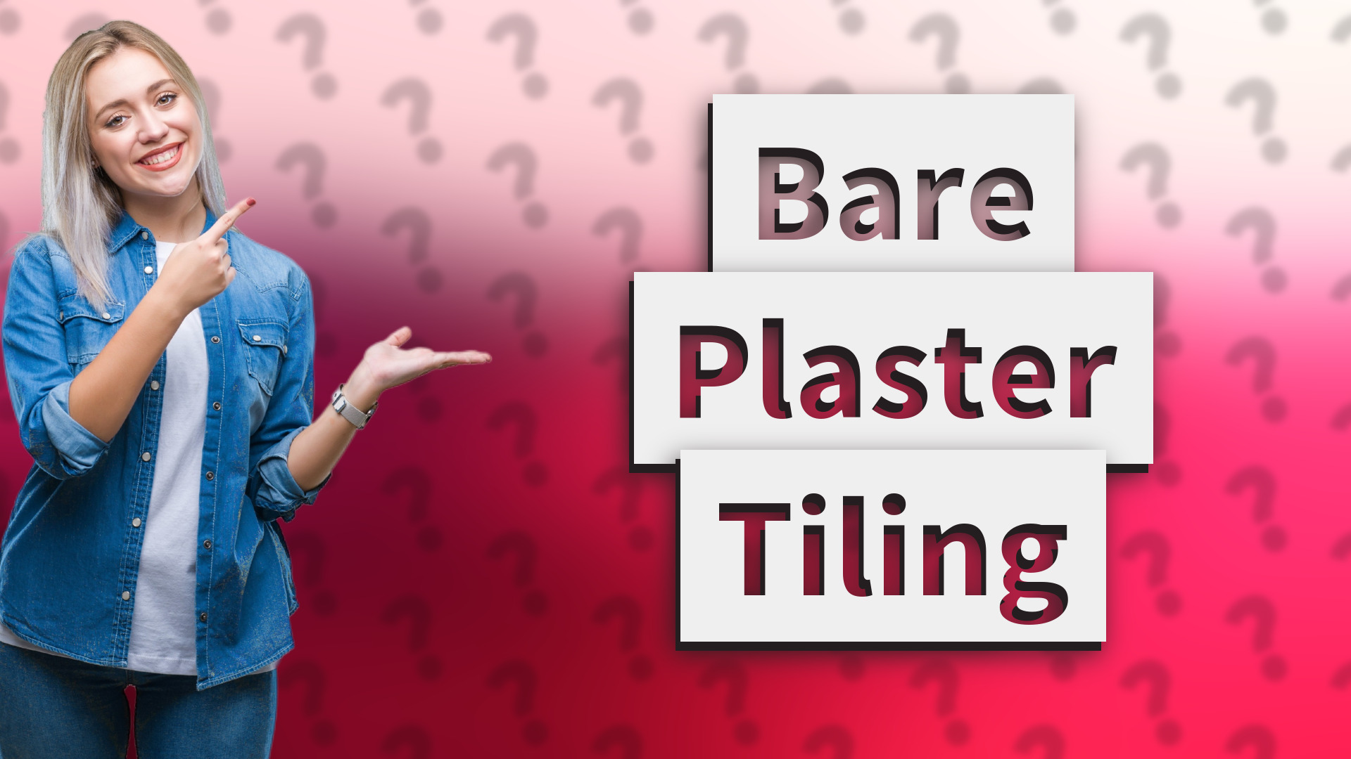 Bare Plaster Tiling