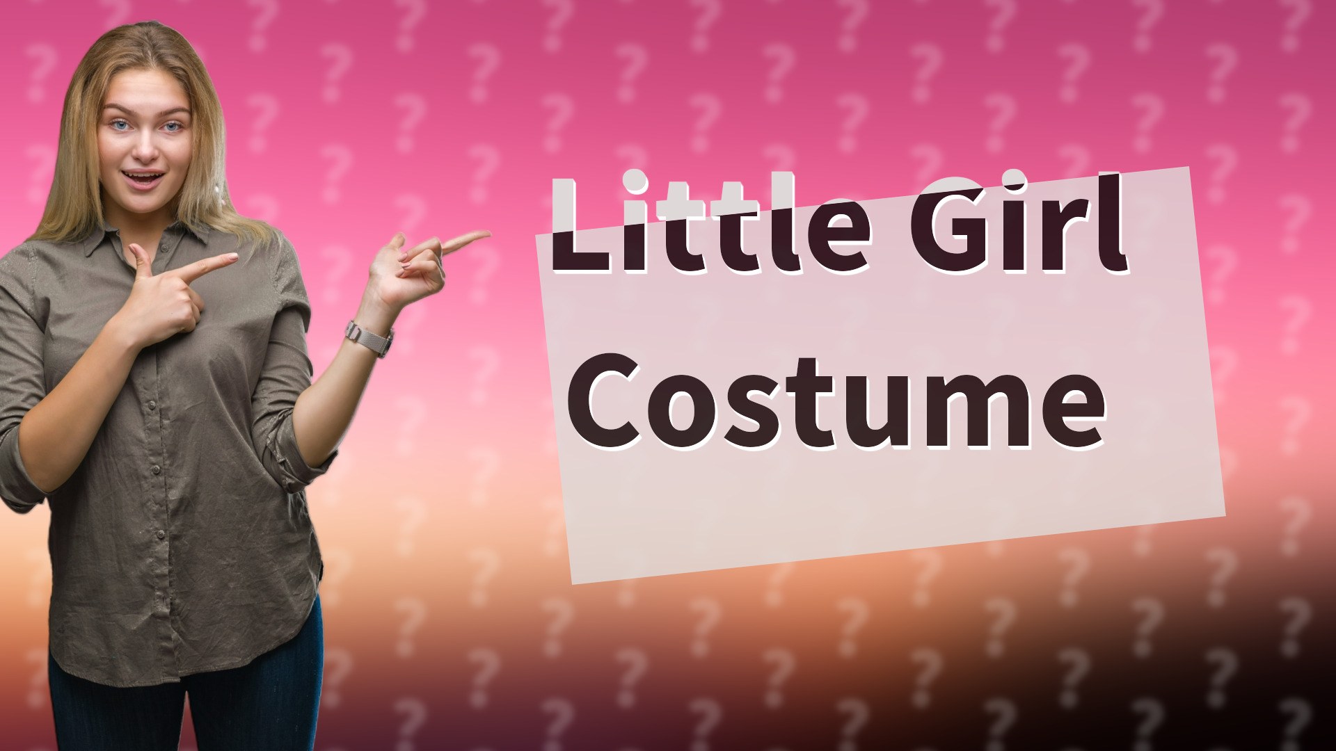 Little Girl Costume
