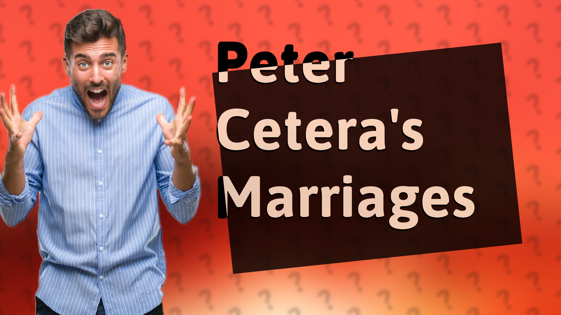Peter Cetera's Marriages