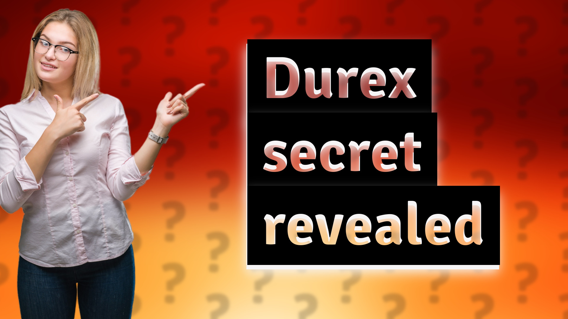 Durex secret revealed