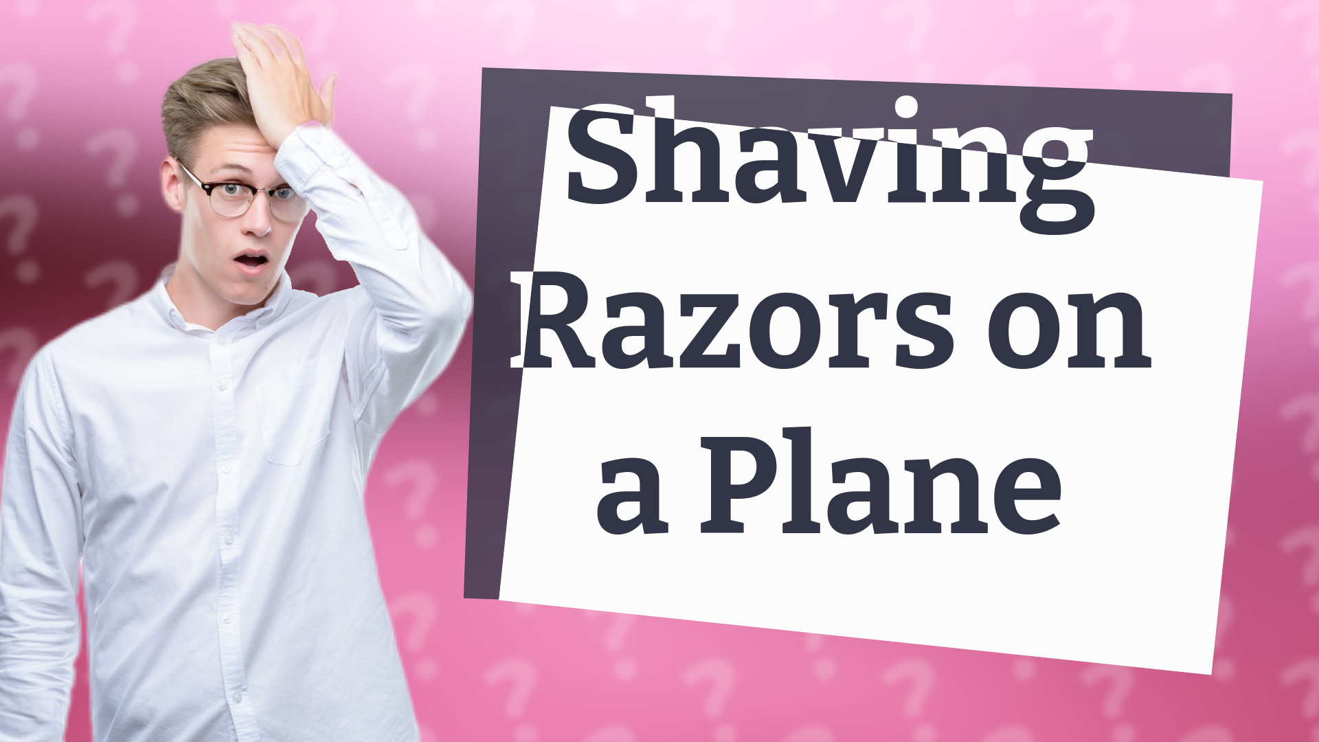 Shaving Razors on a Plane