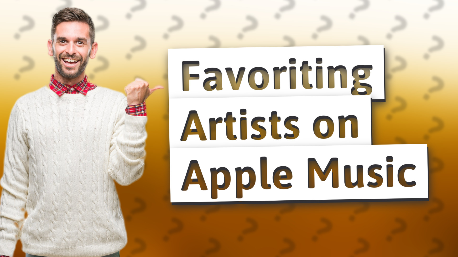 Favoriting Artists on Apple Music