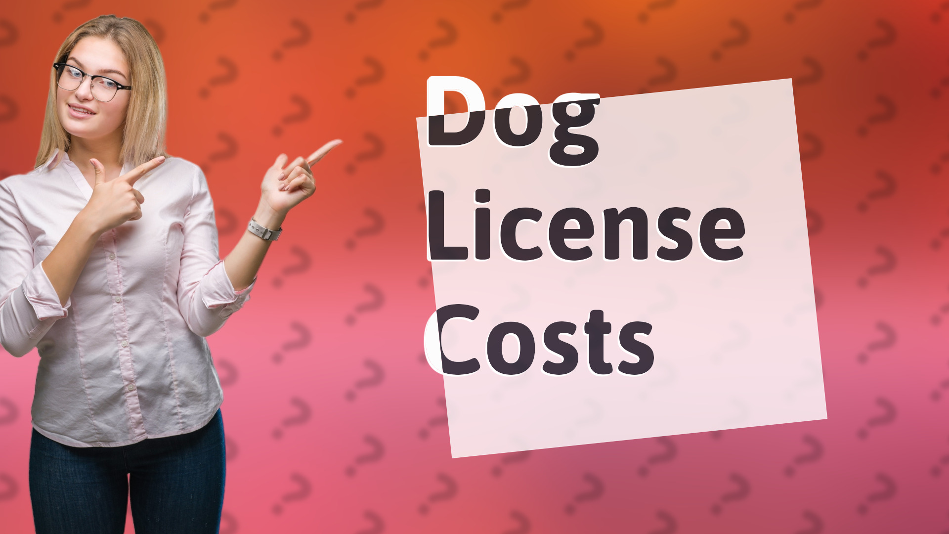 Dog License Costs