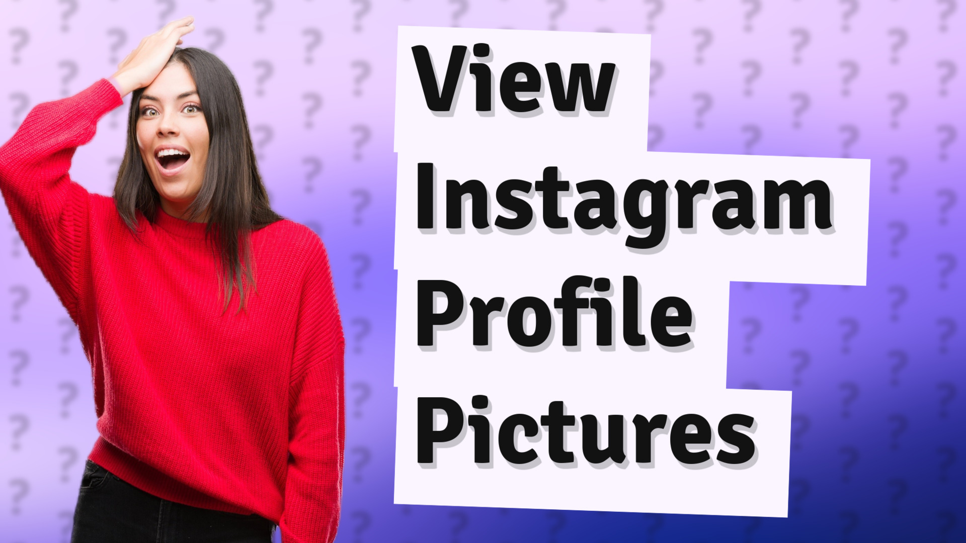View Instagram Profile Pictures
