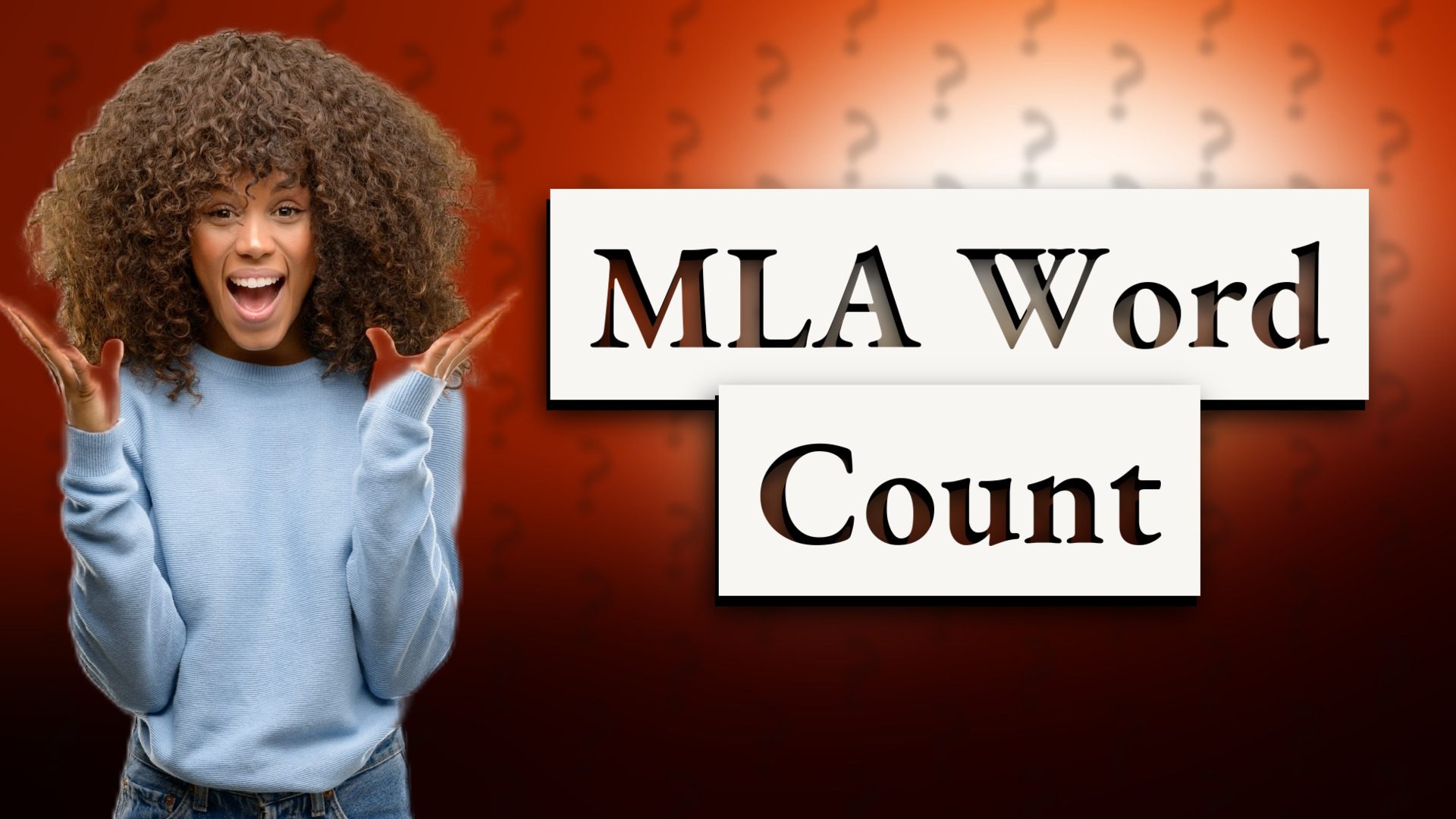 MLA Word Count