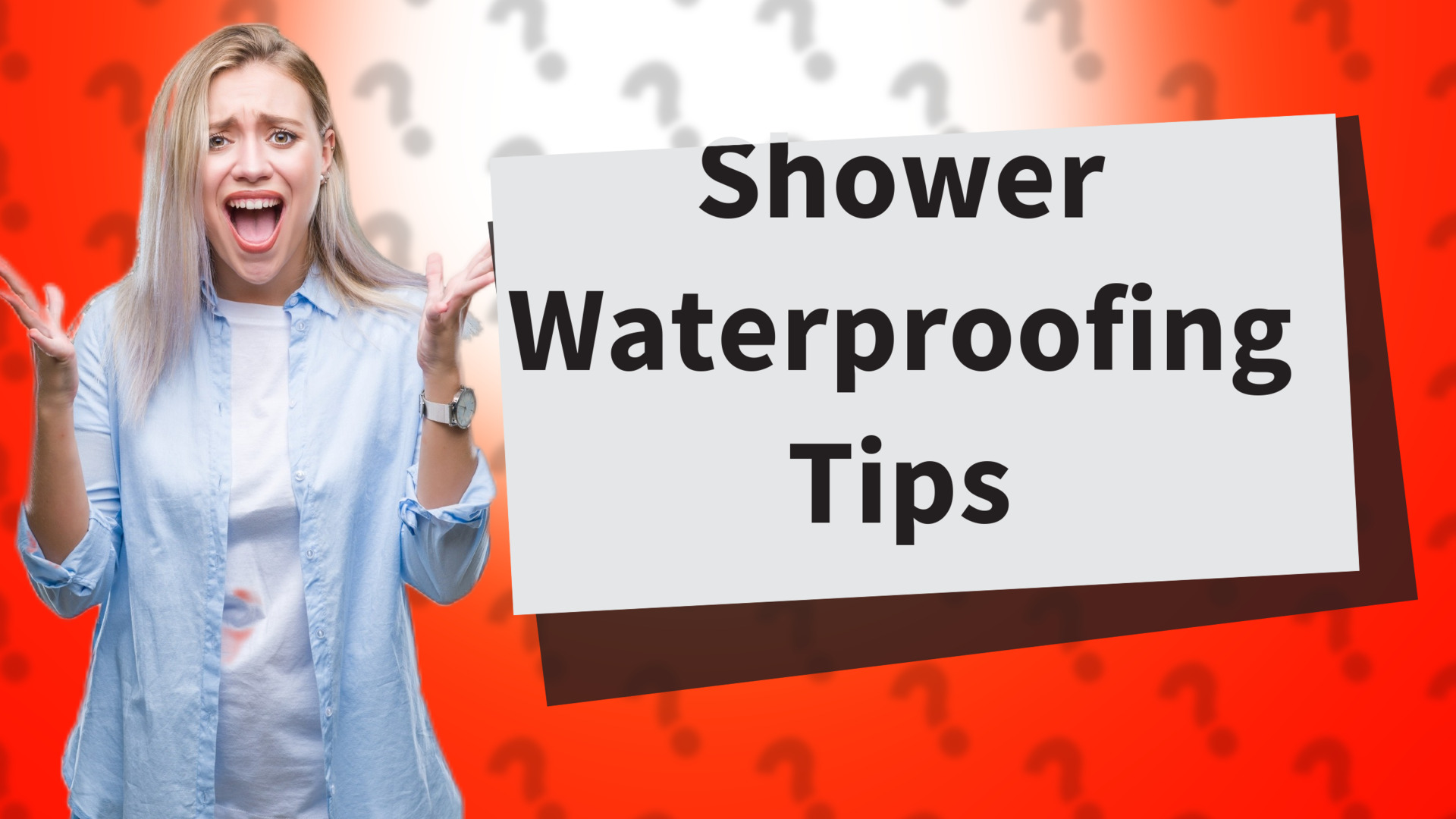 Shower Waterproofing Tips