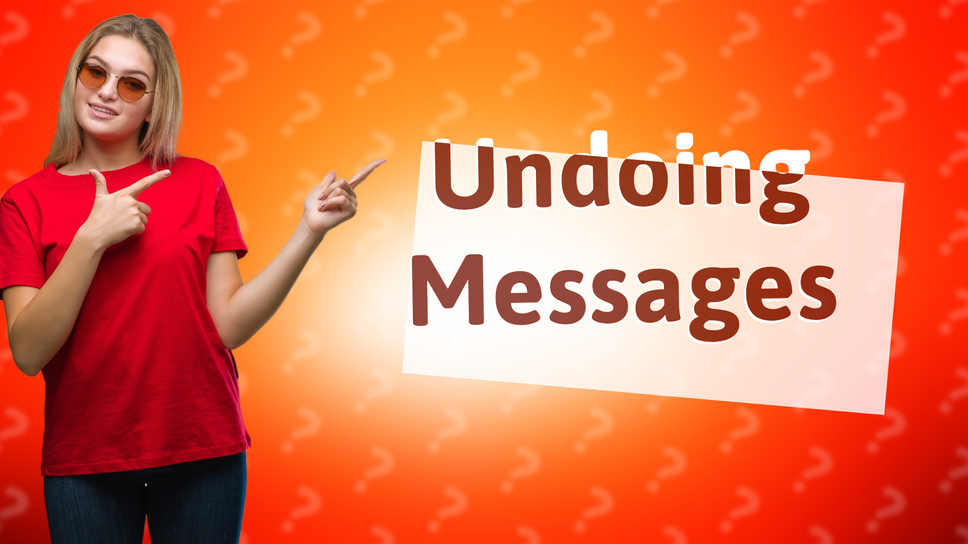 Undoing Messages