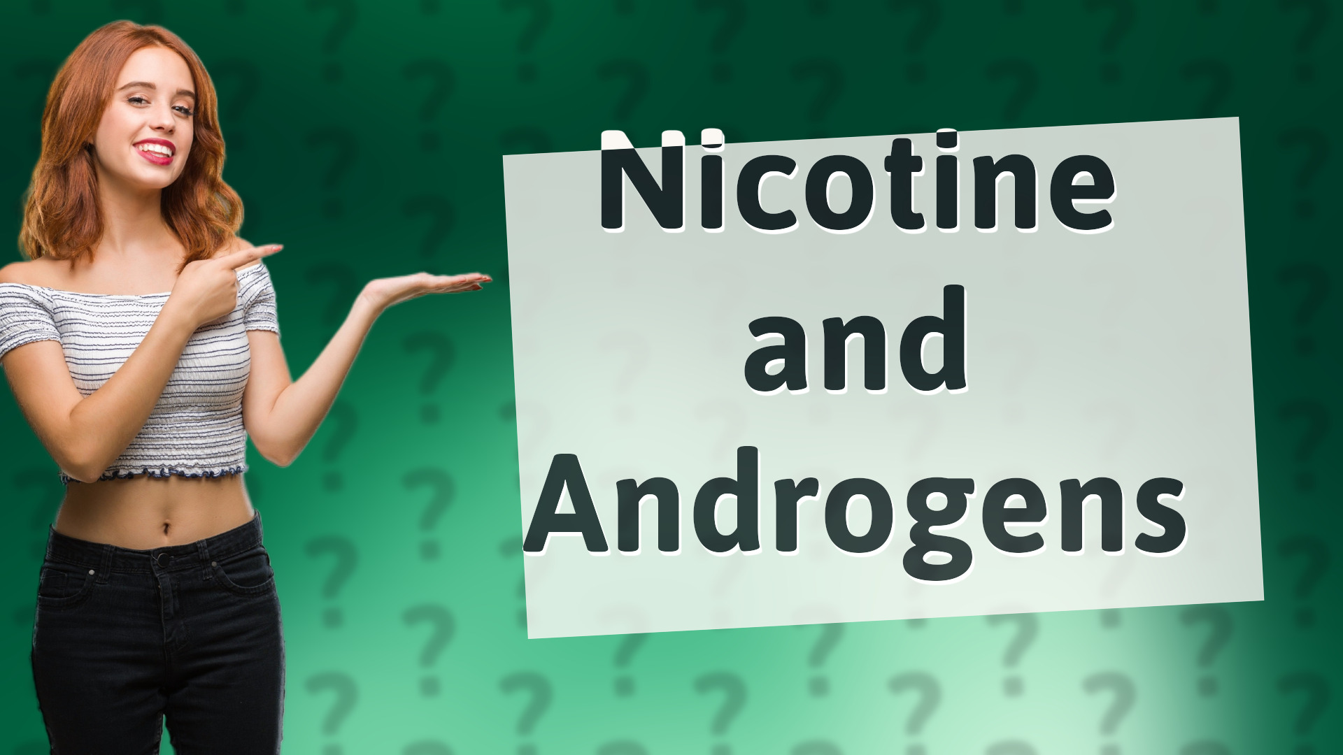 Nicotine and Androgens