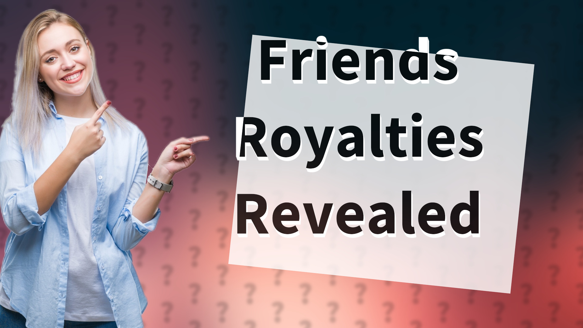 Friends Royalties Revealed