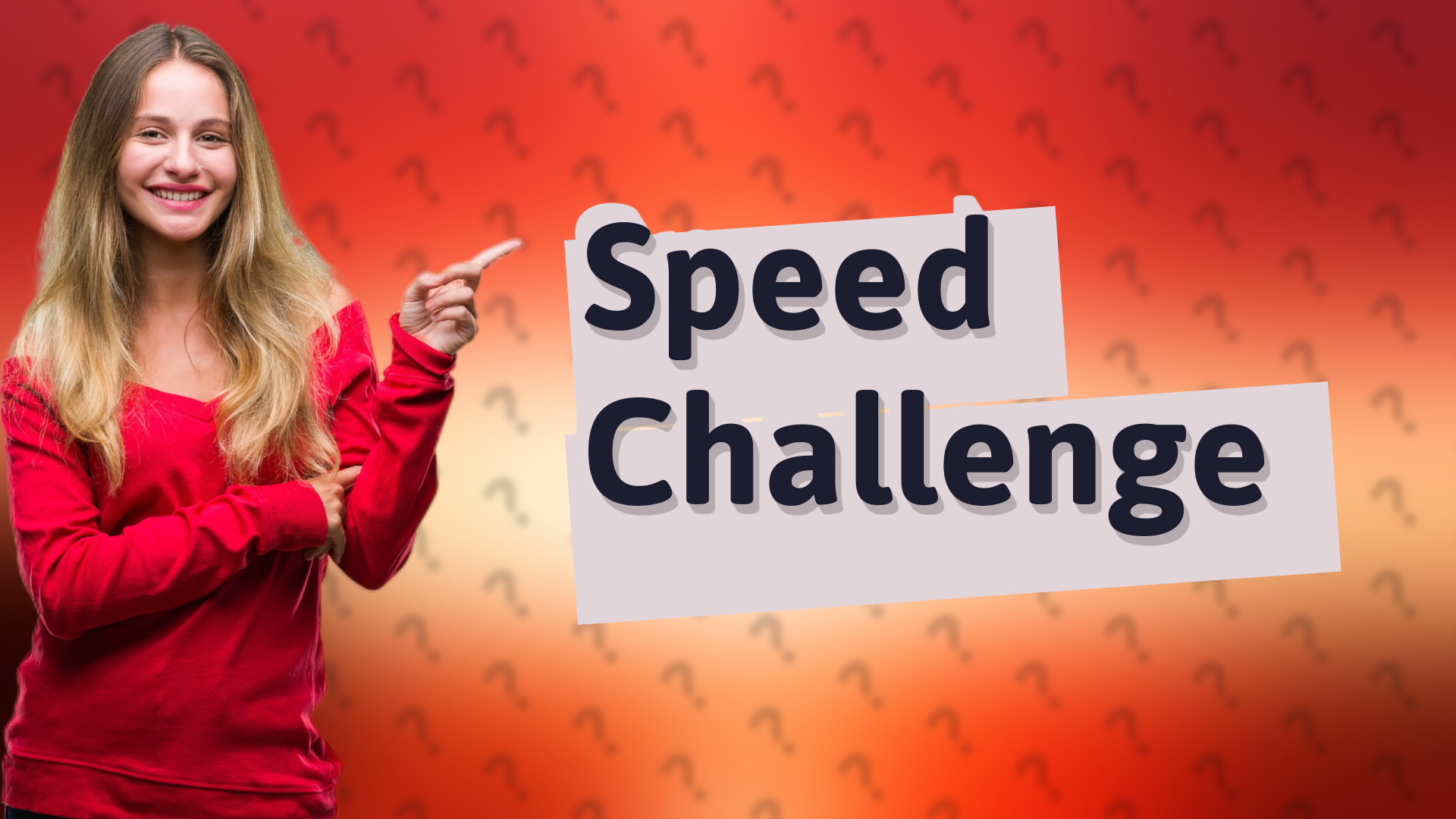 Speed Challenge