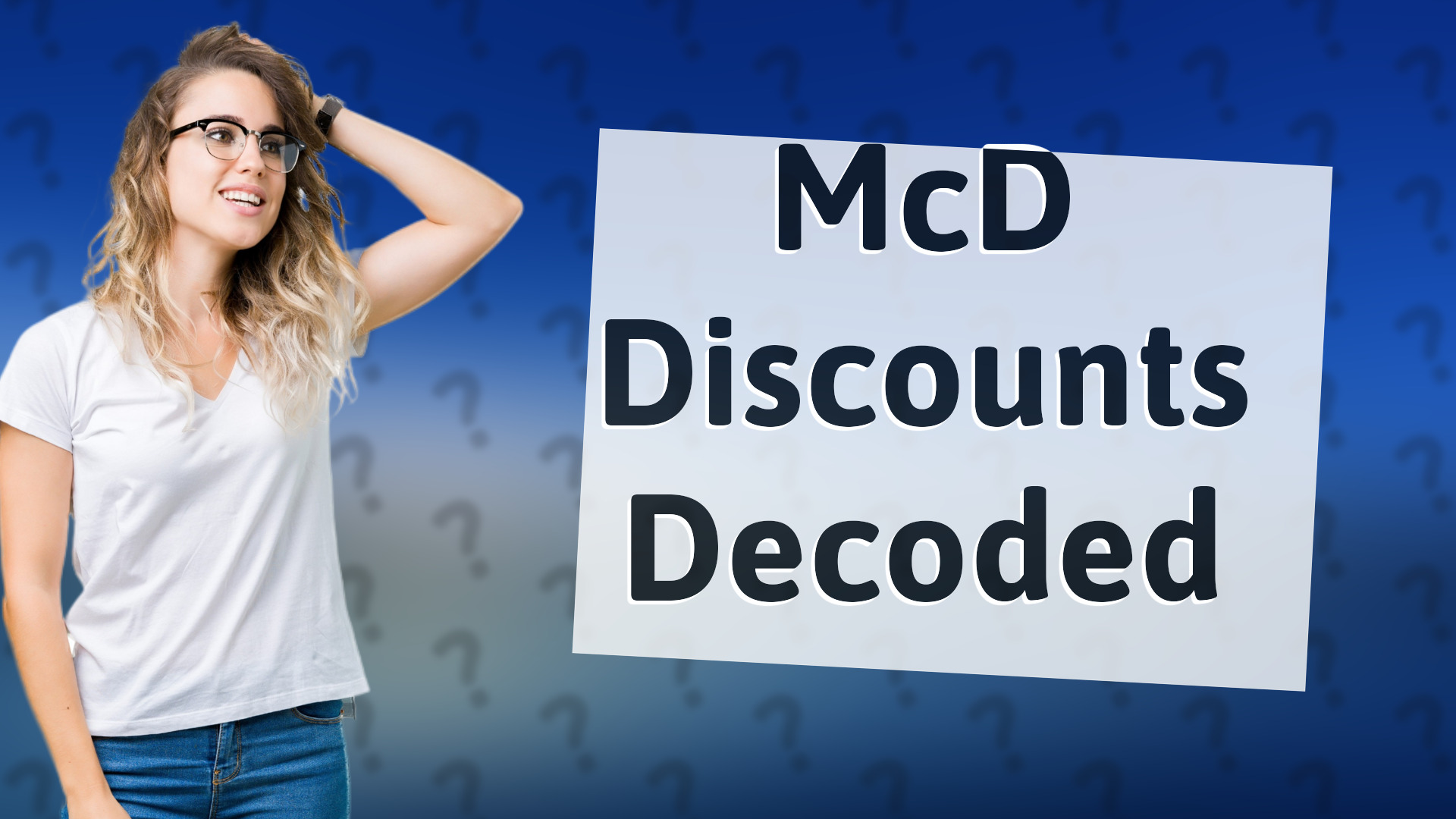 McD Discounts Decoded