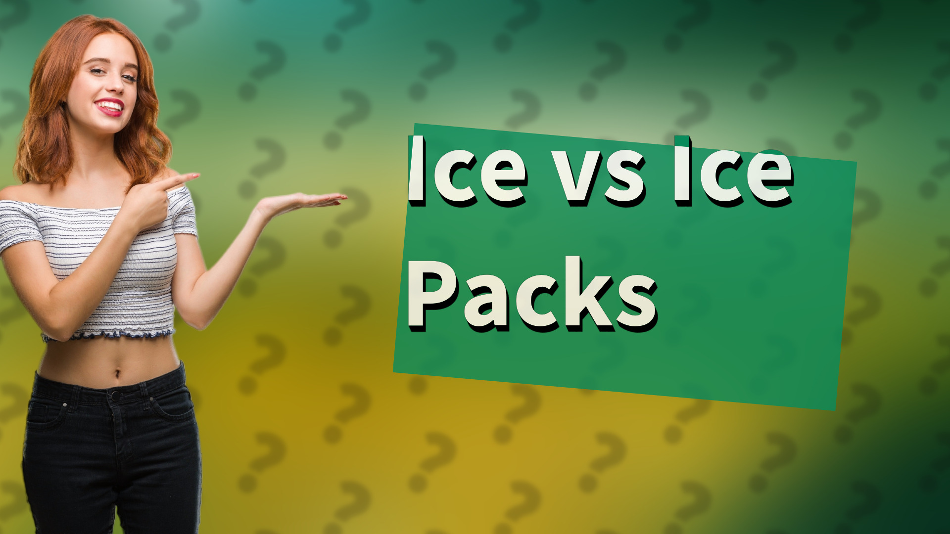 Ice vs Ice Packs
