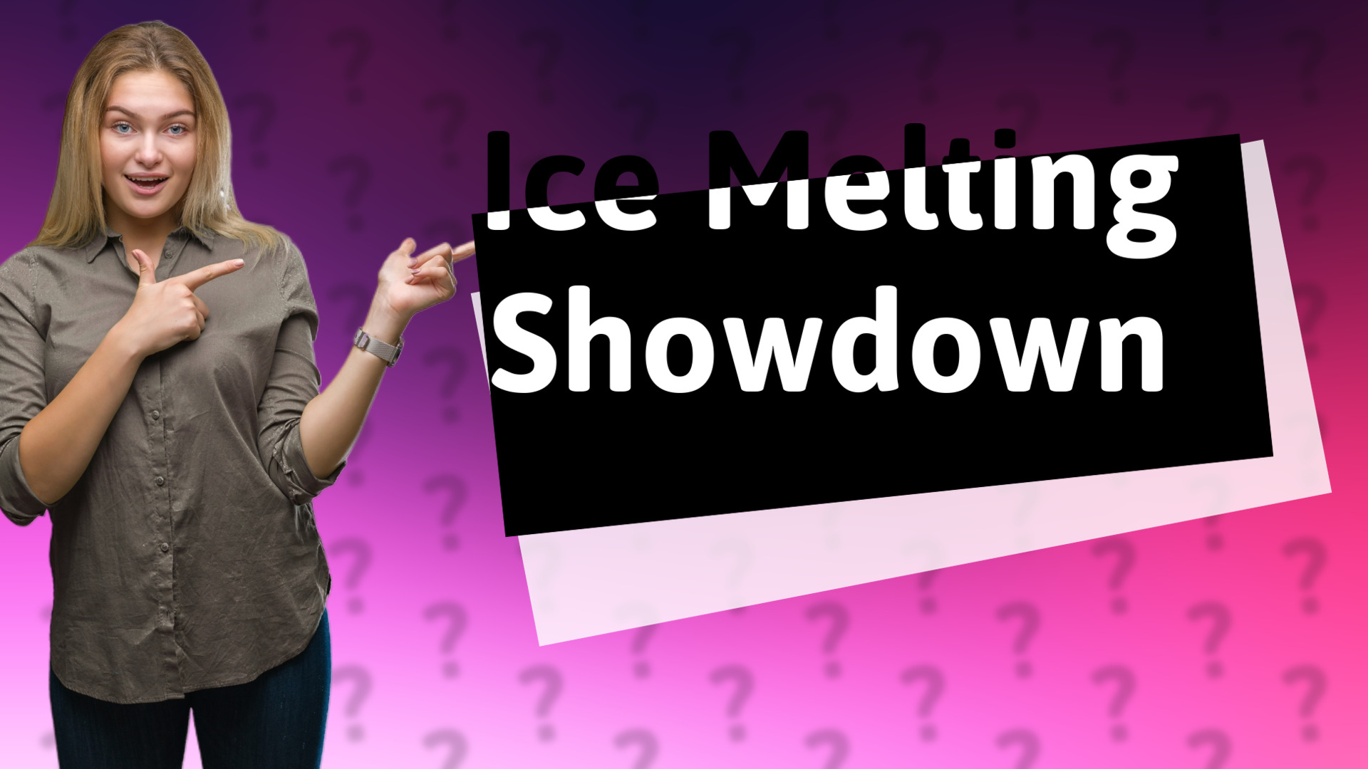 Ice Melting Showdown