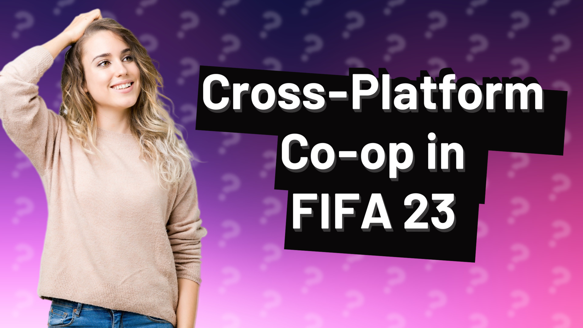 Cross-Platform Co-op in FIFA 23
