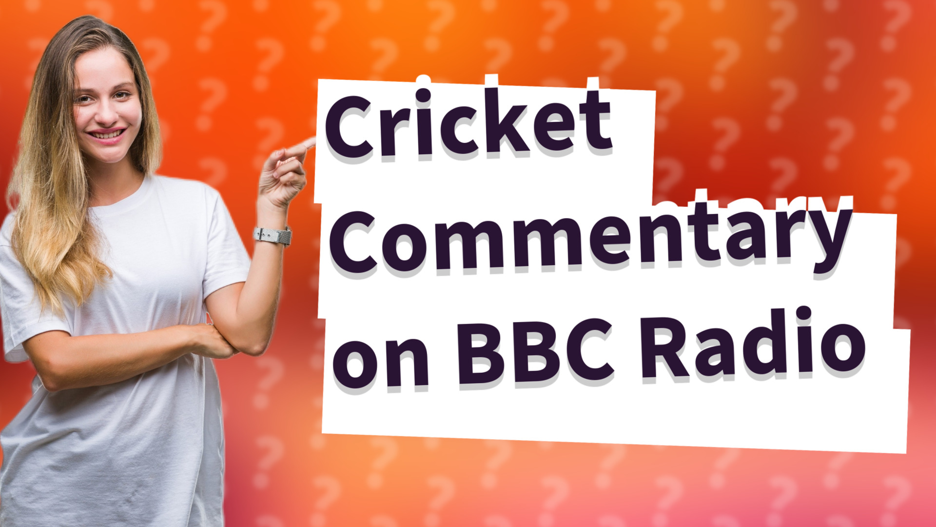 Cricket Commentary on BBC Radio