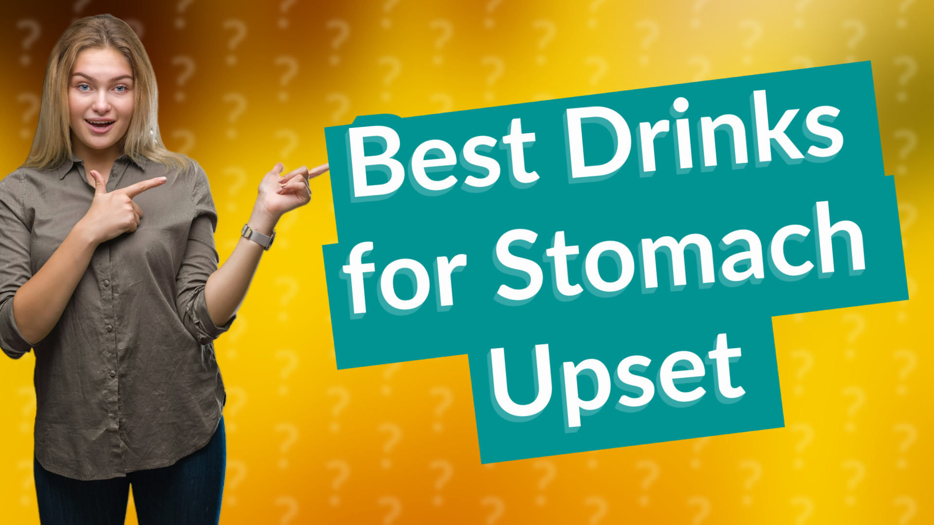 Best Drinks for Stomach Upset