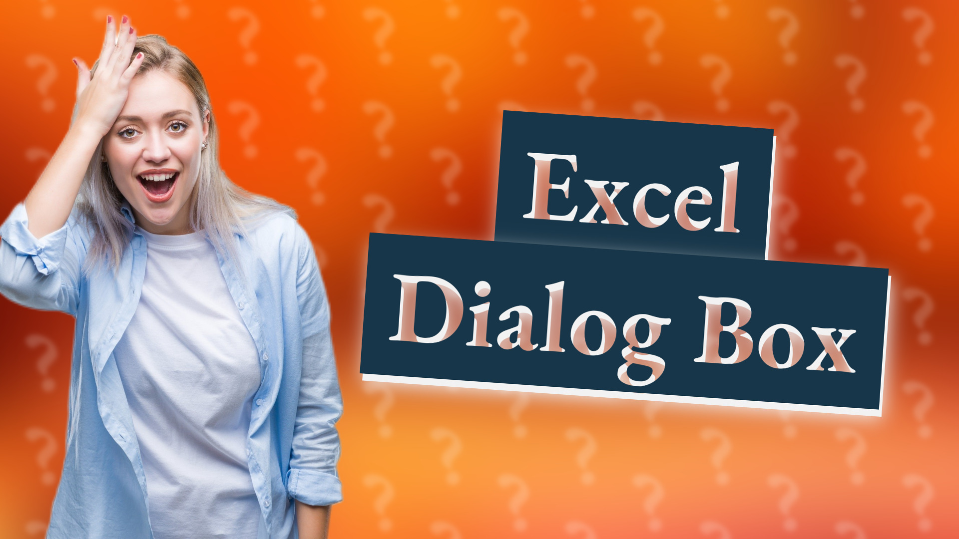 Excel Dialog Box