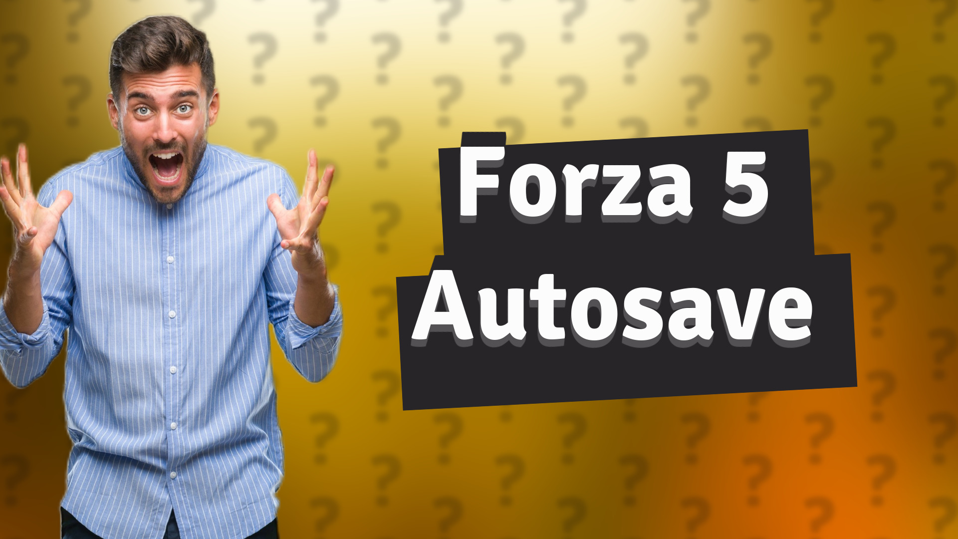 Forza 5 Autosave