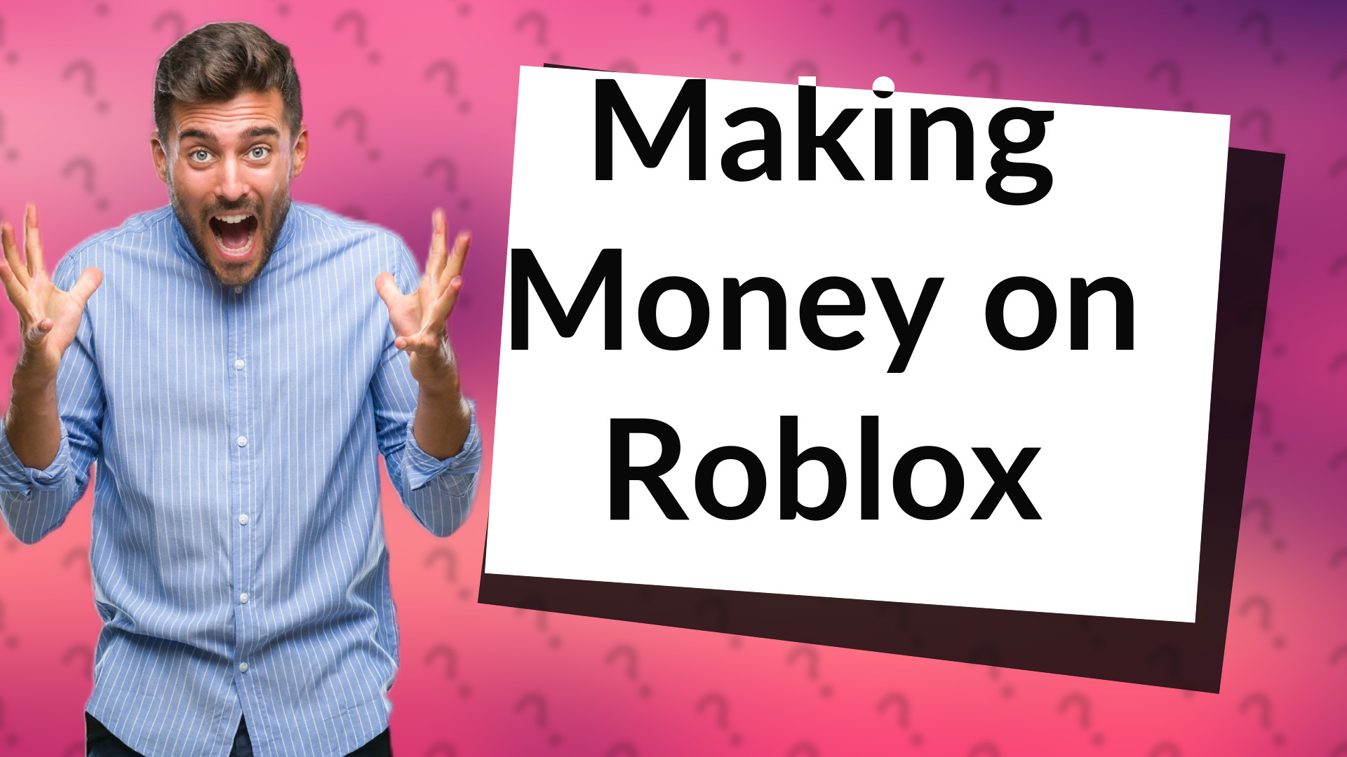 Making Money on Roblox