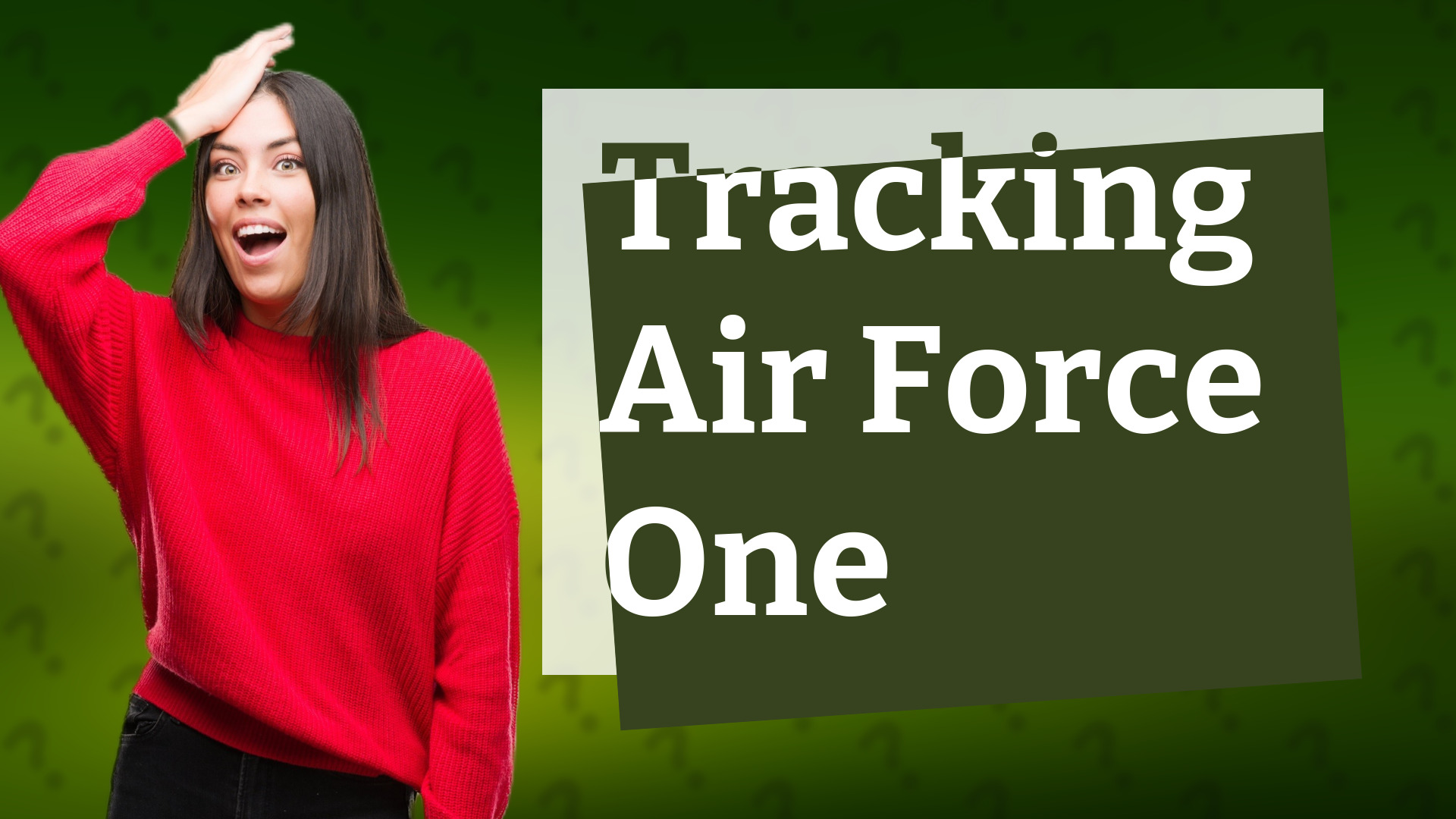 Tracking Air Force One