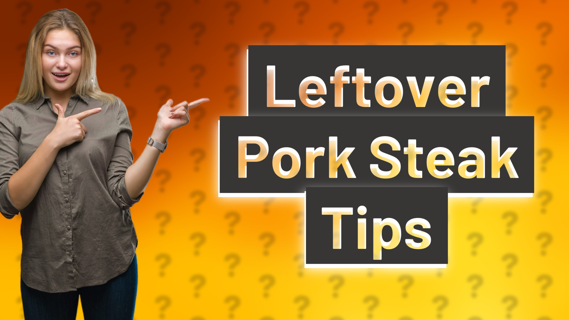Leftover Pork Steak Tips