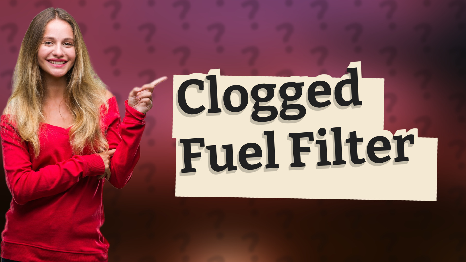 Clogged Fuel Filter
