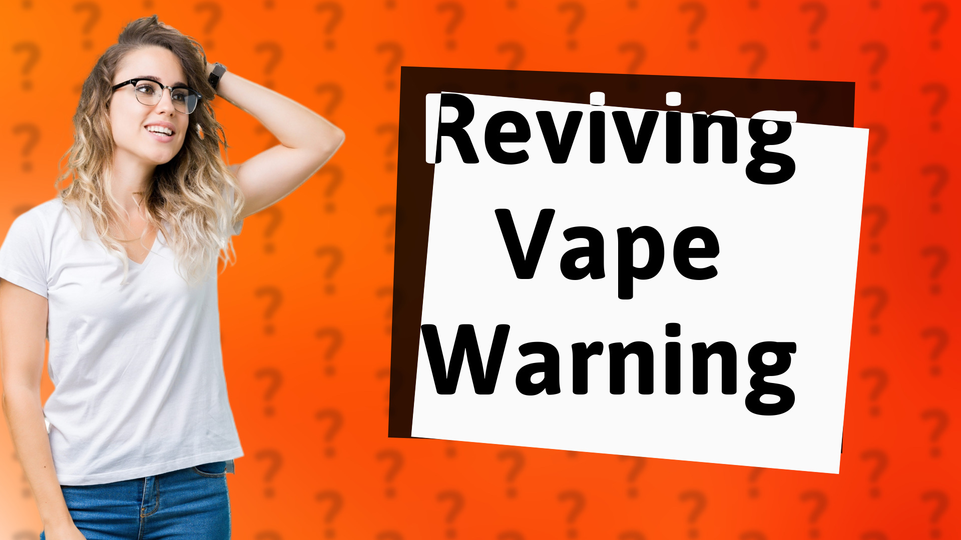 Reviving Vape Warning