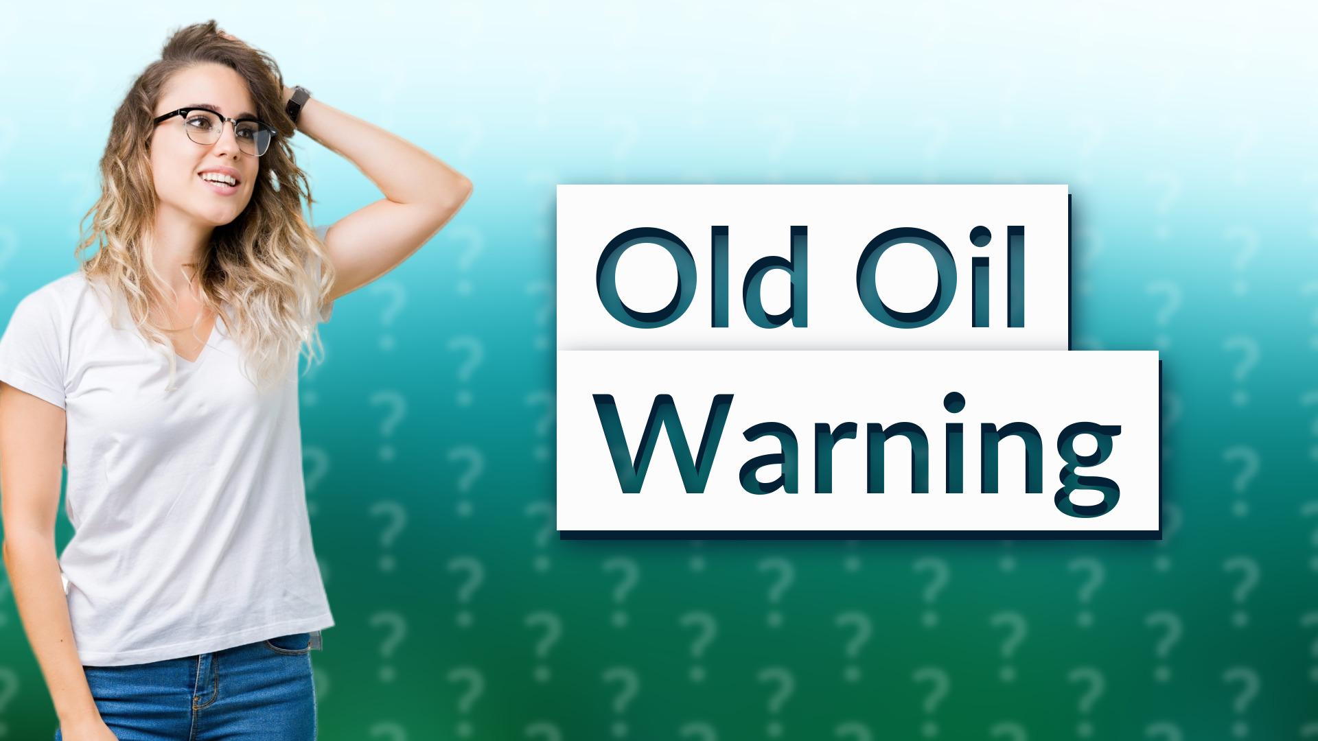 Old Oil Warning