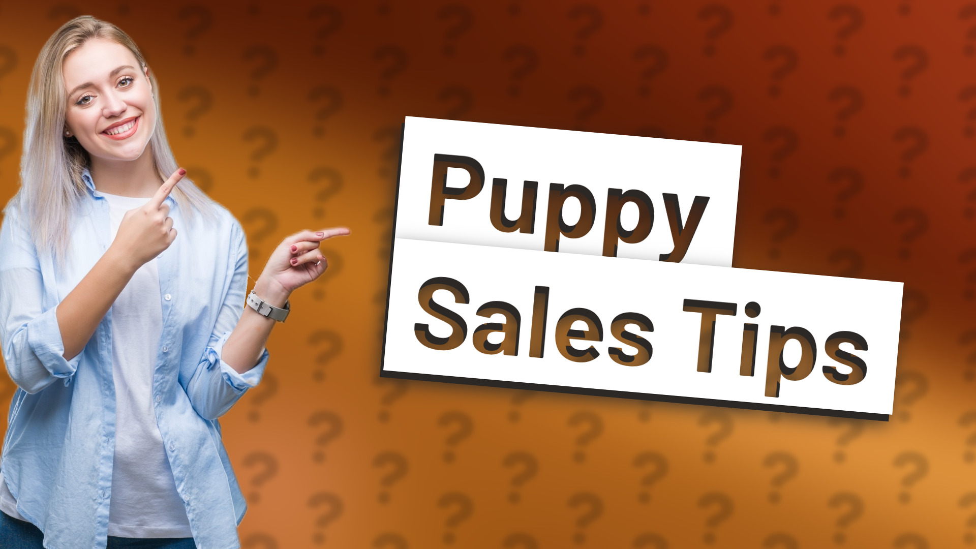 Puppy Sales Tips