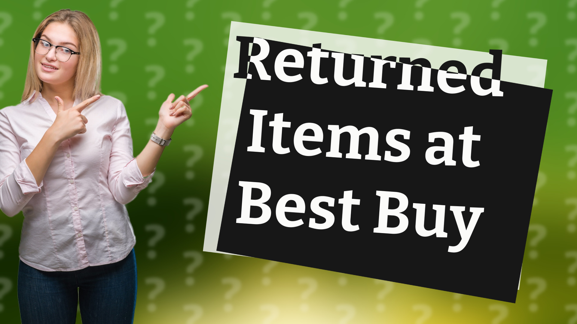 Returned Items at Best Buy