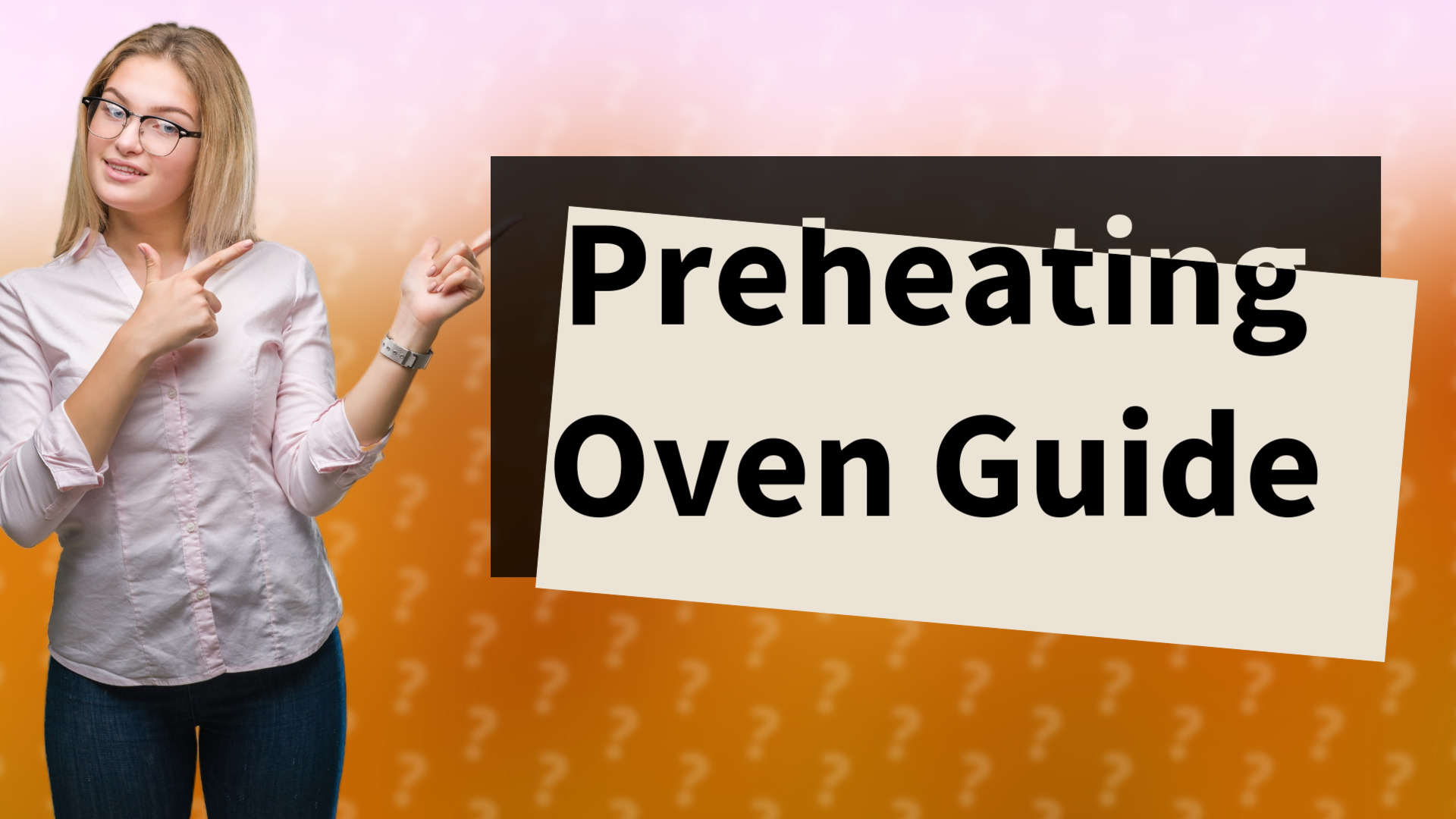Preheating Oven Guide