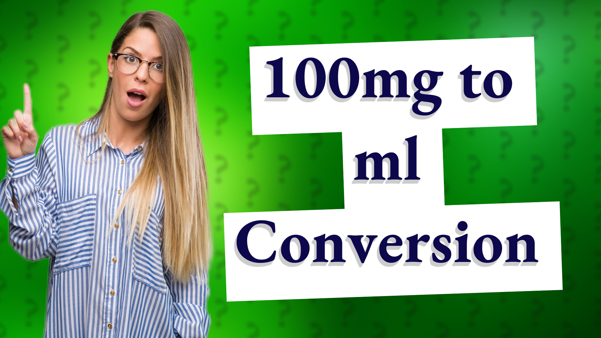 100mg to ml Conversion