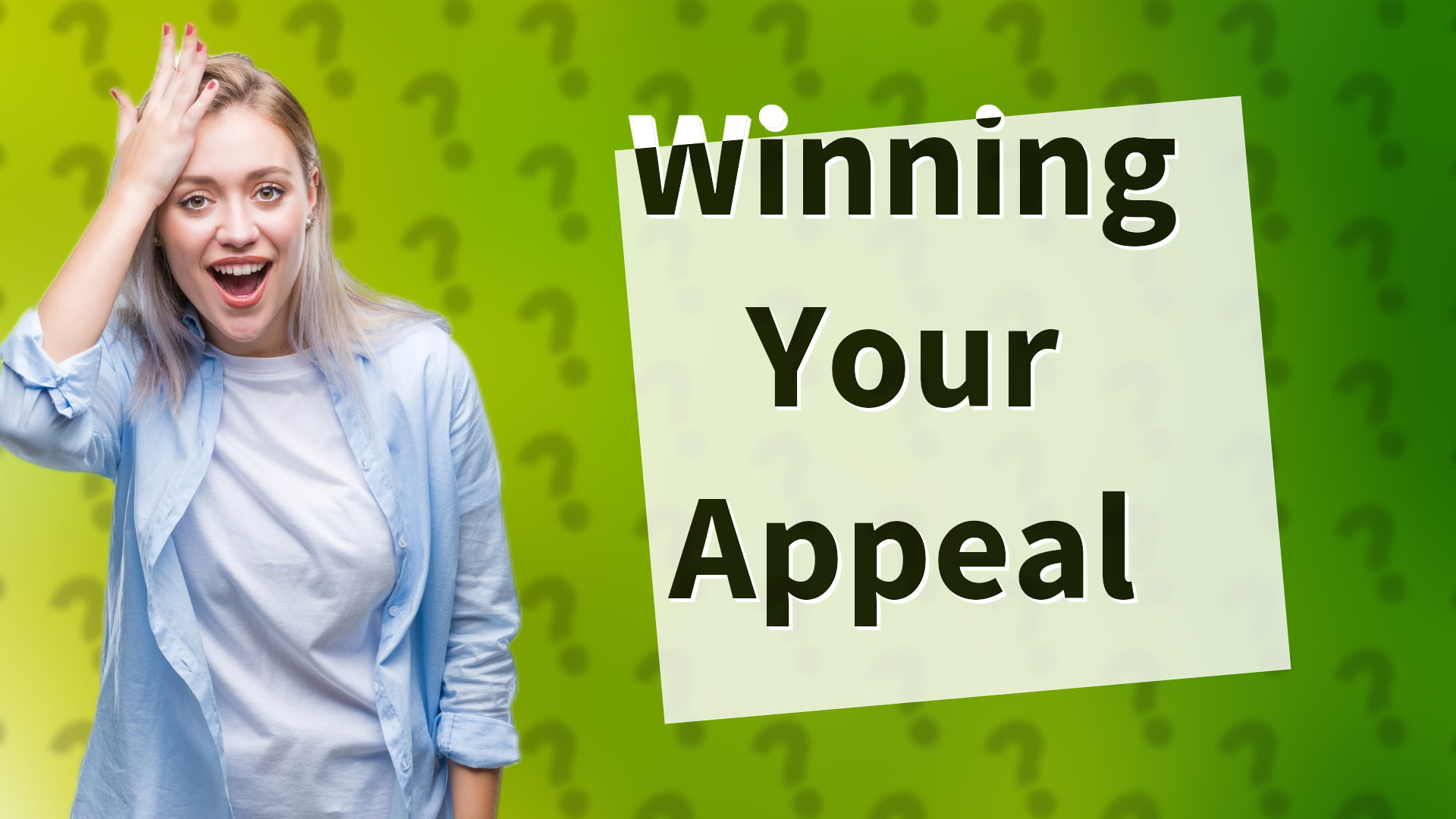 Winning Your Appeal