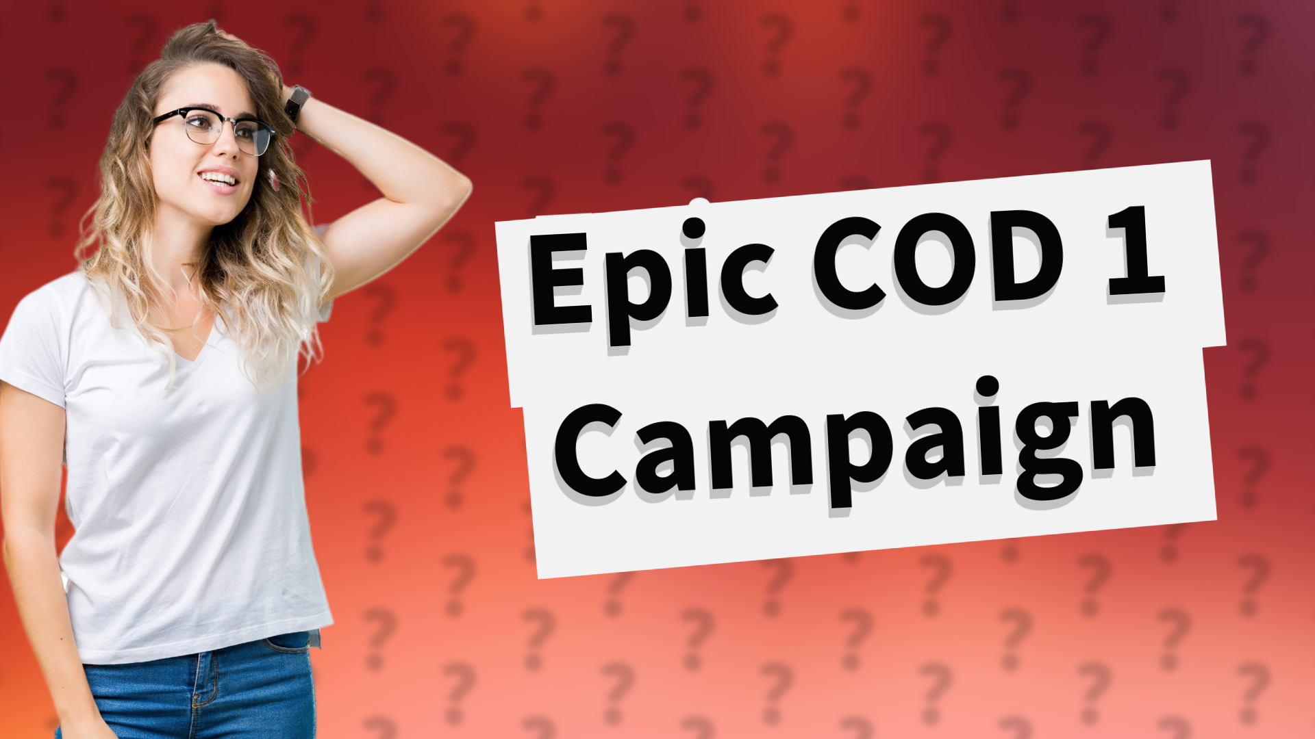 Epic COD 1 Campaign