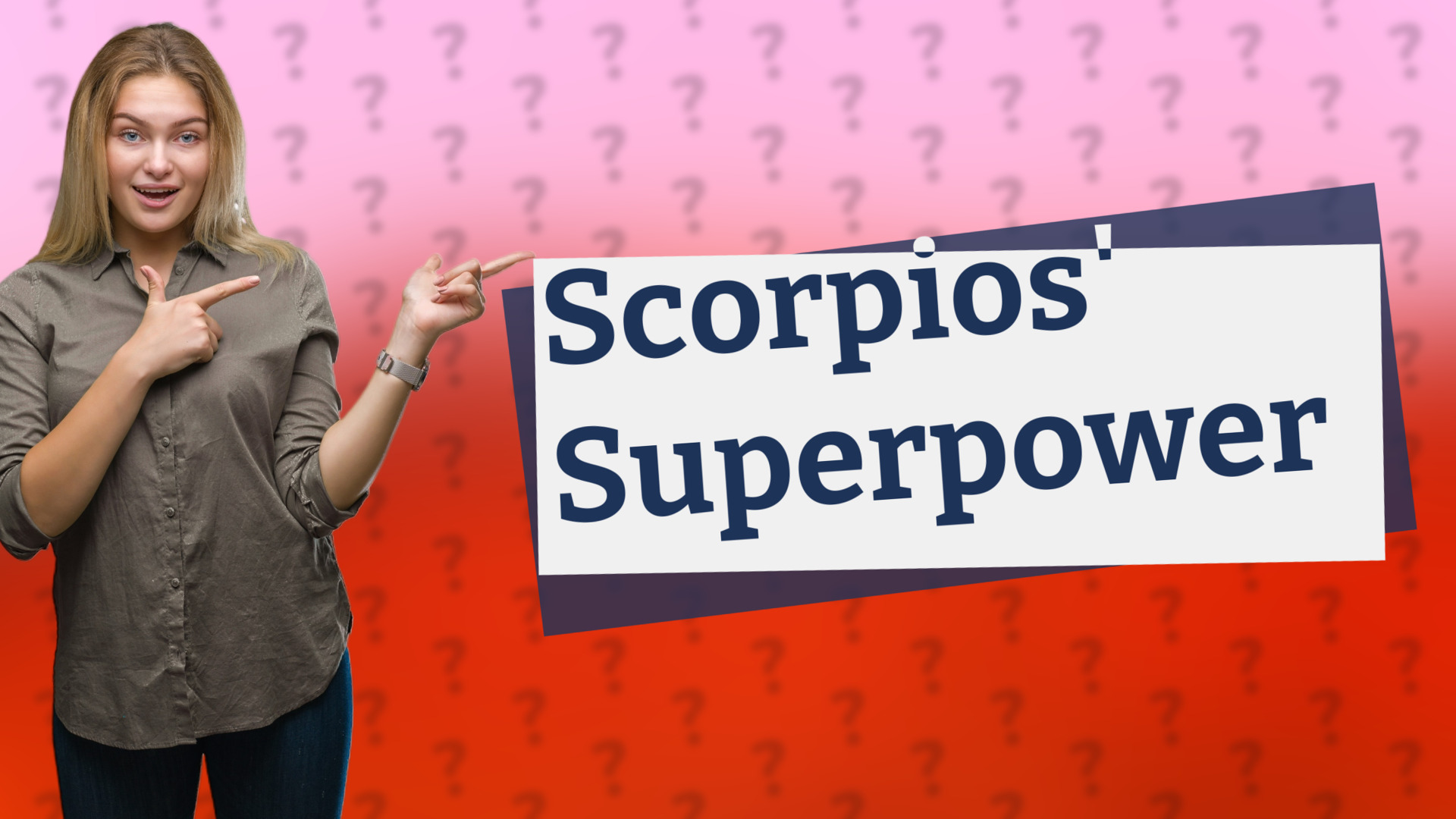 Scorpios' Superpower