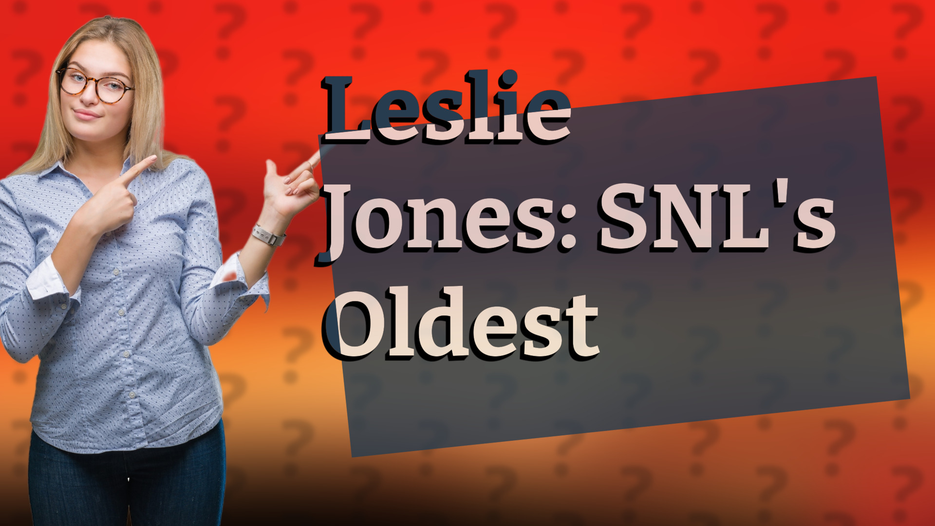 Leslie Jones: SNL's Oldest
