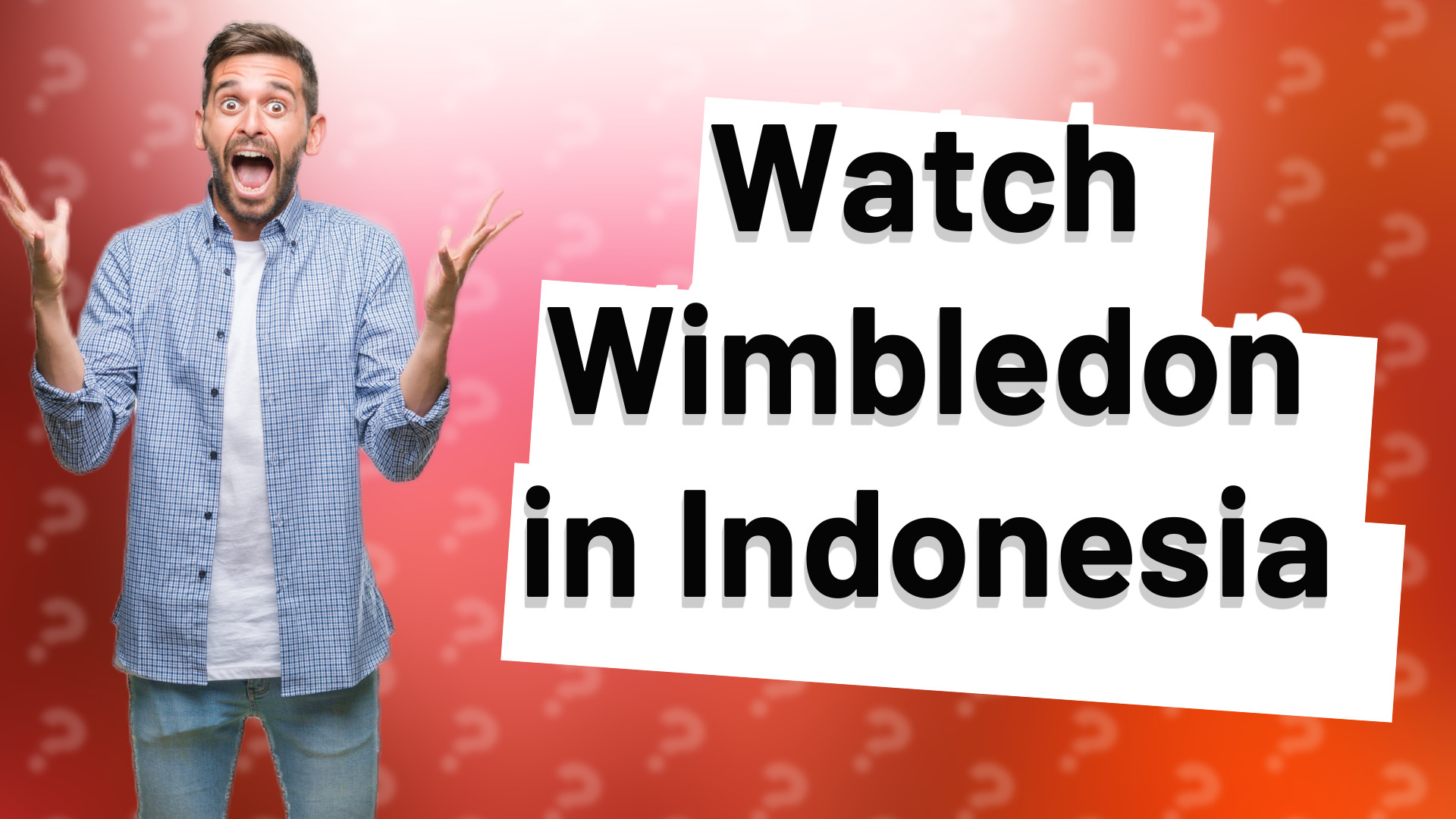 Watch Wimbledon in Indonesia