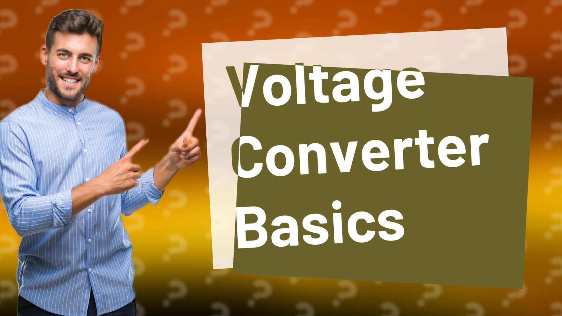 Voltage Converter Basics