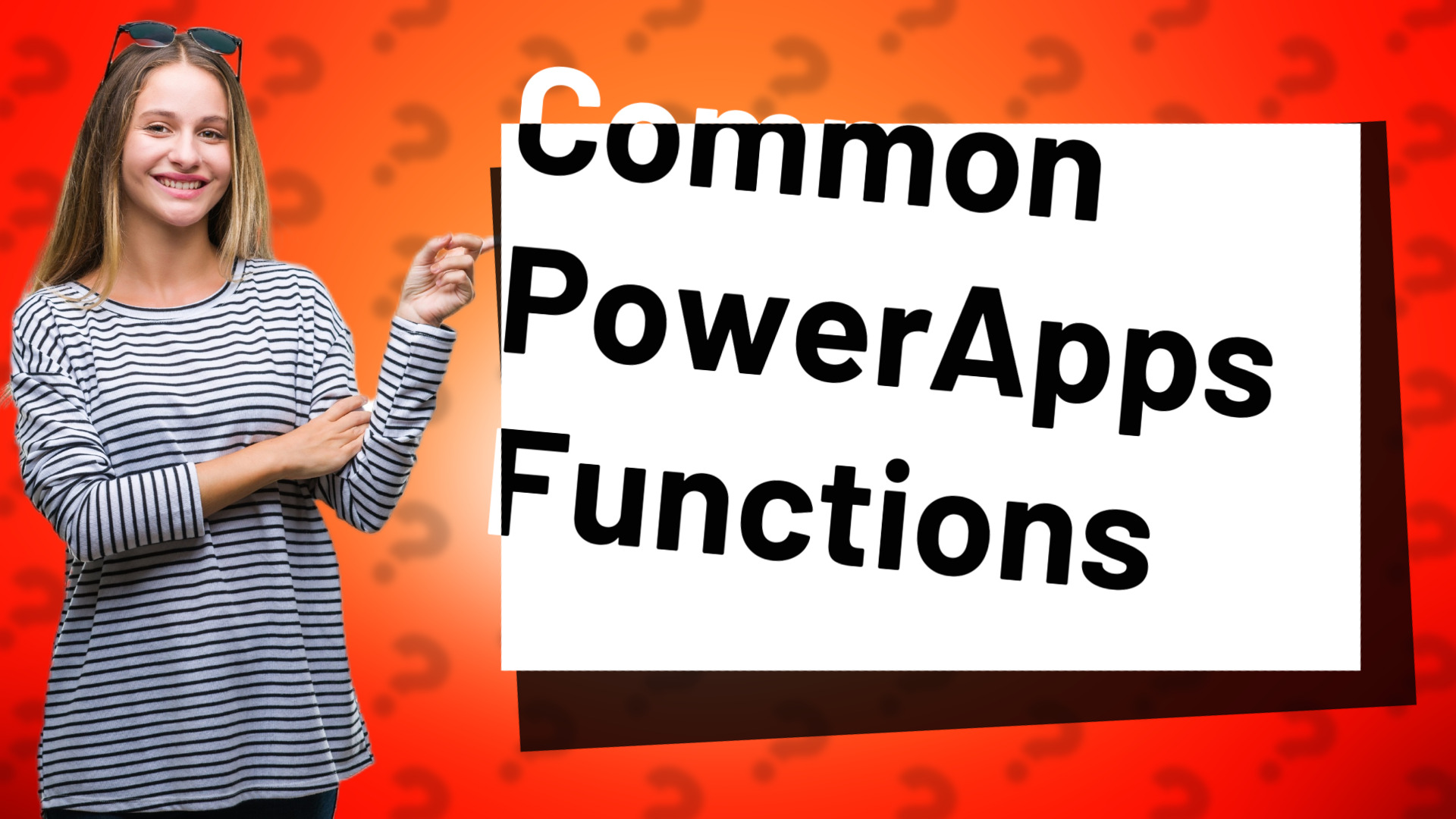 Common PowerApps Functions