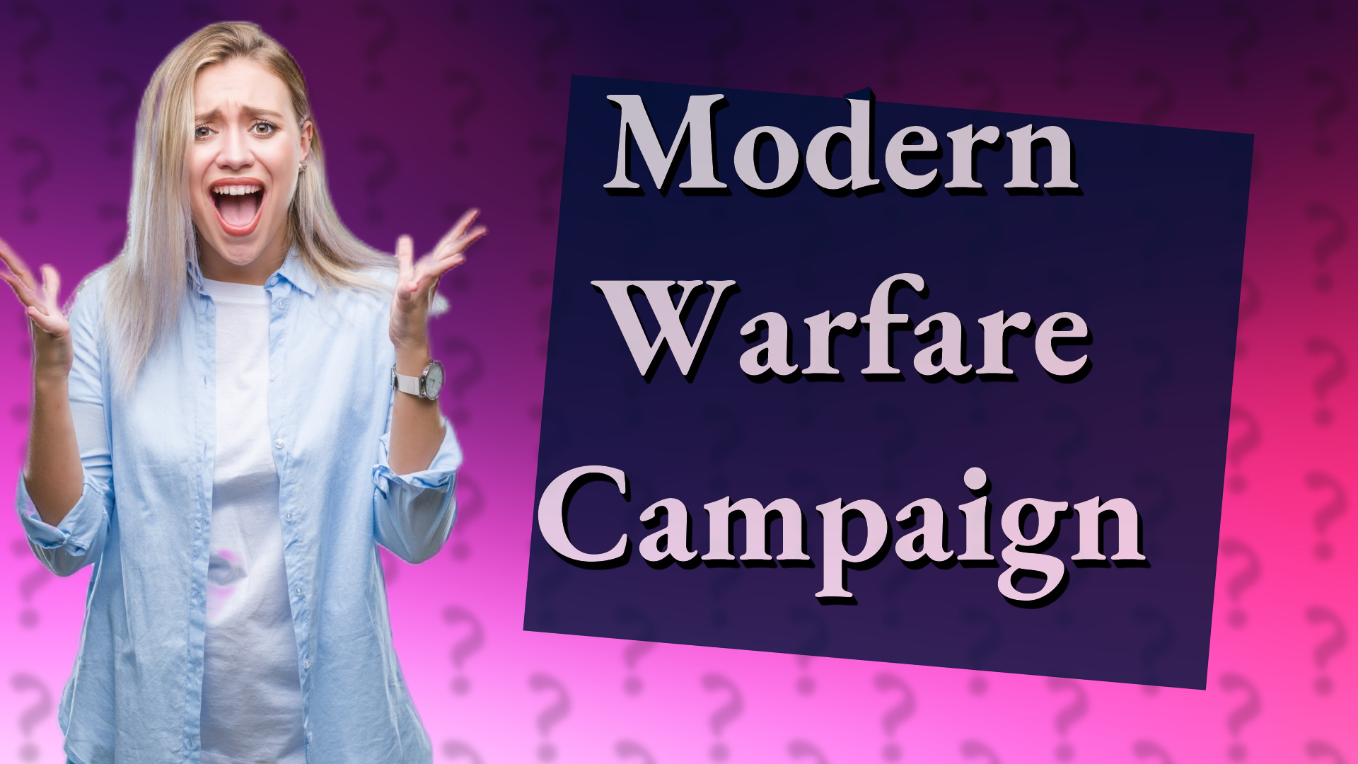 Modern Warfare Campaign