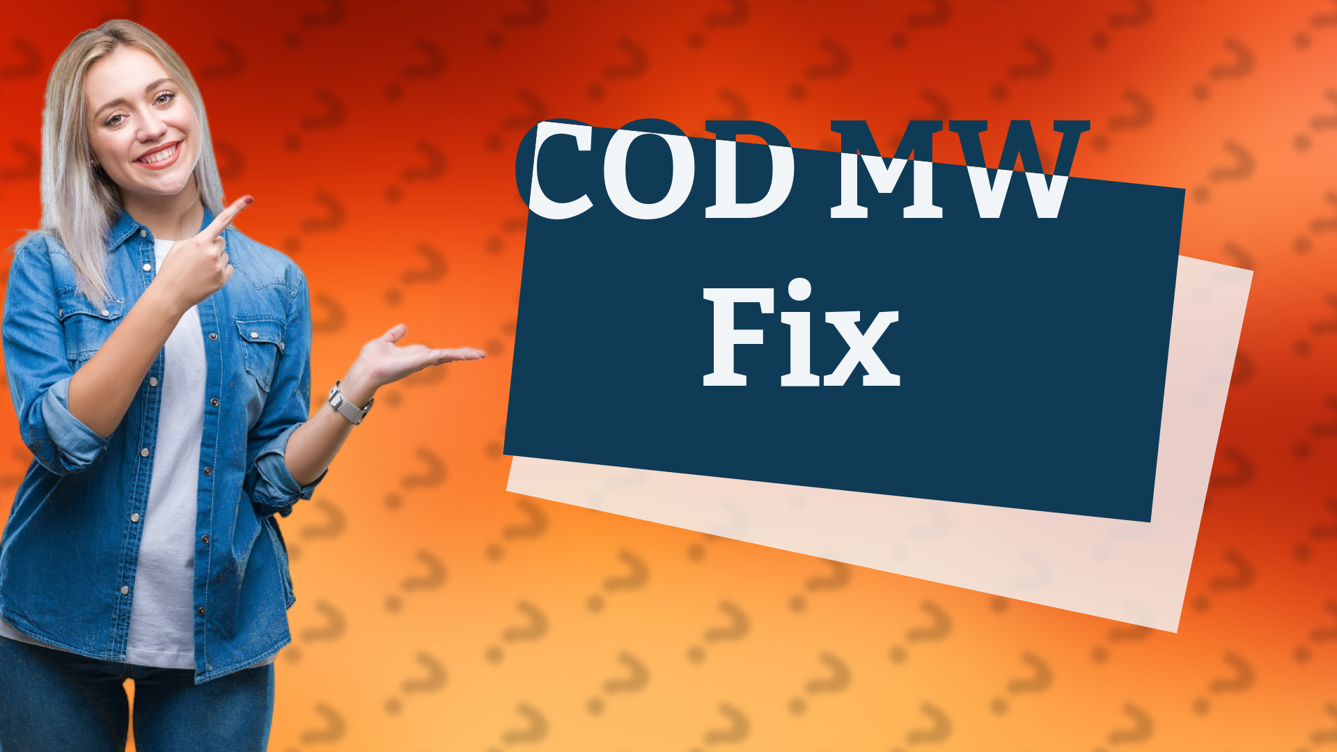 COD MW Fix