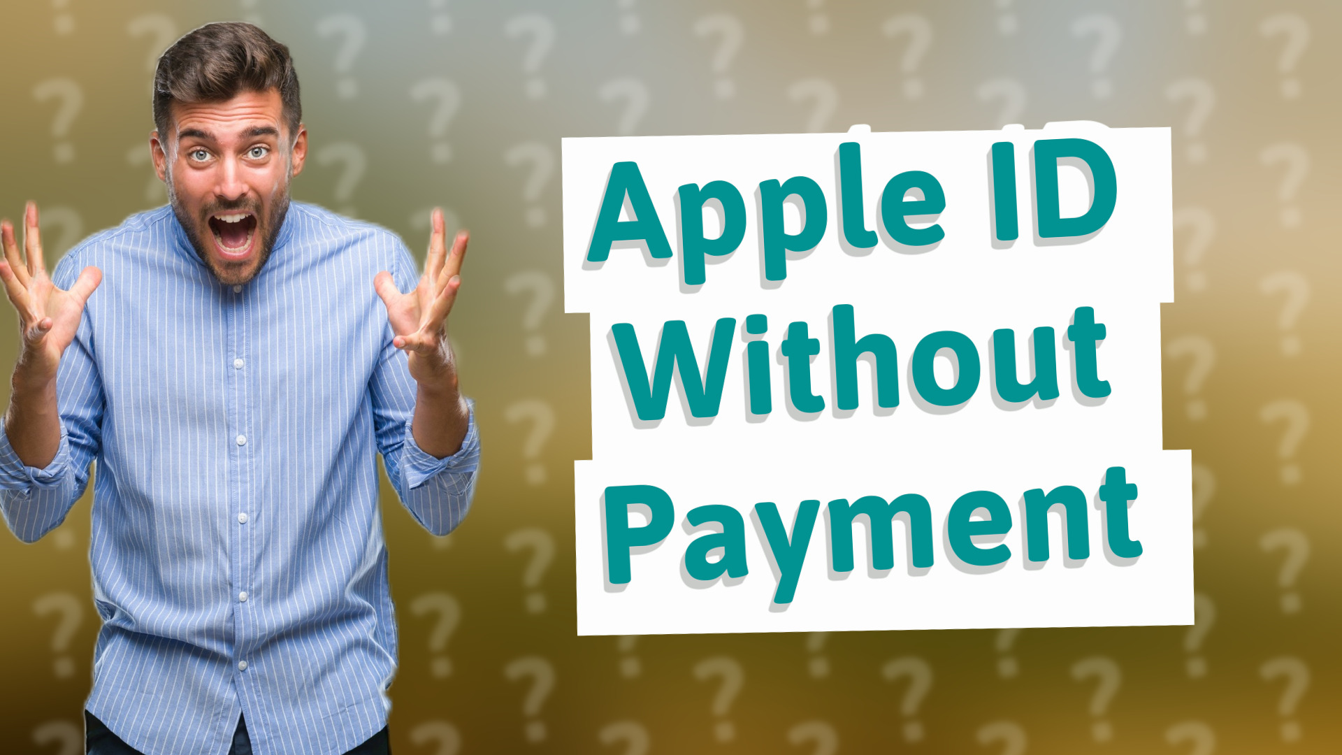 Apple ID Without Payment