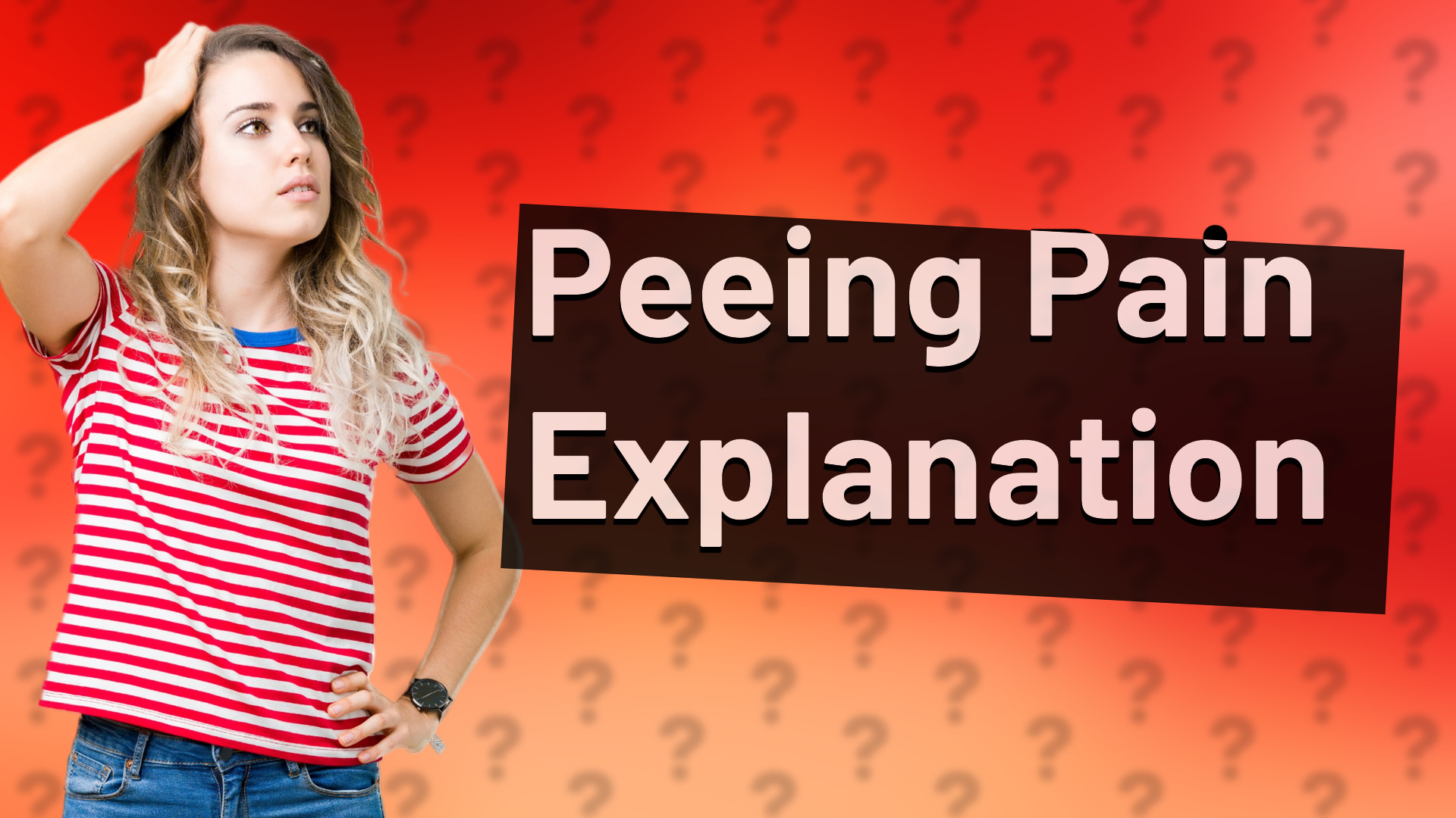 Peeing Pain Explanation