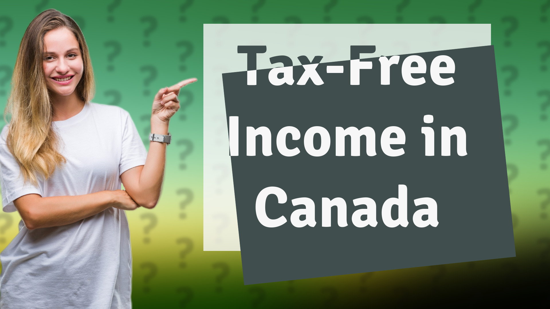 Tax-Free Income in Canada