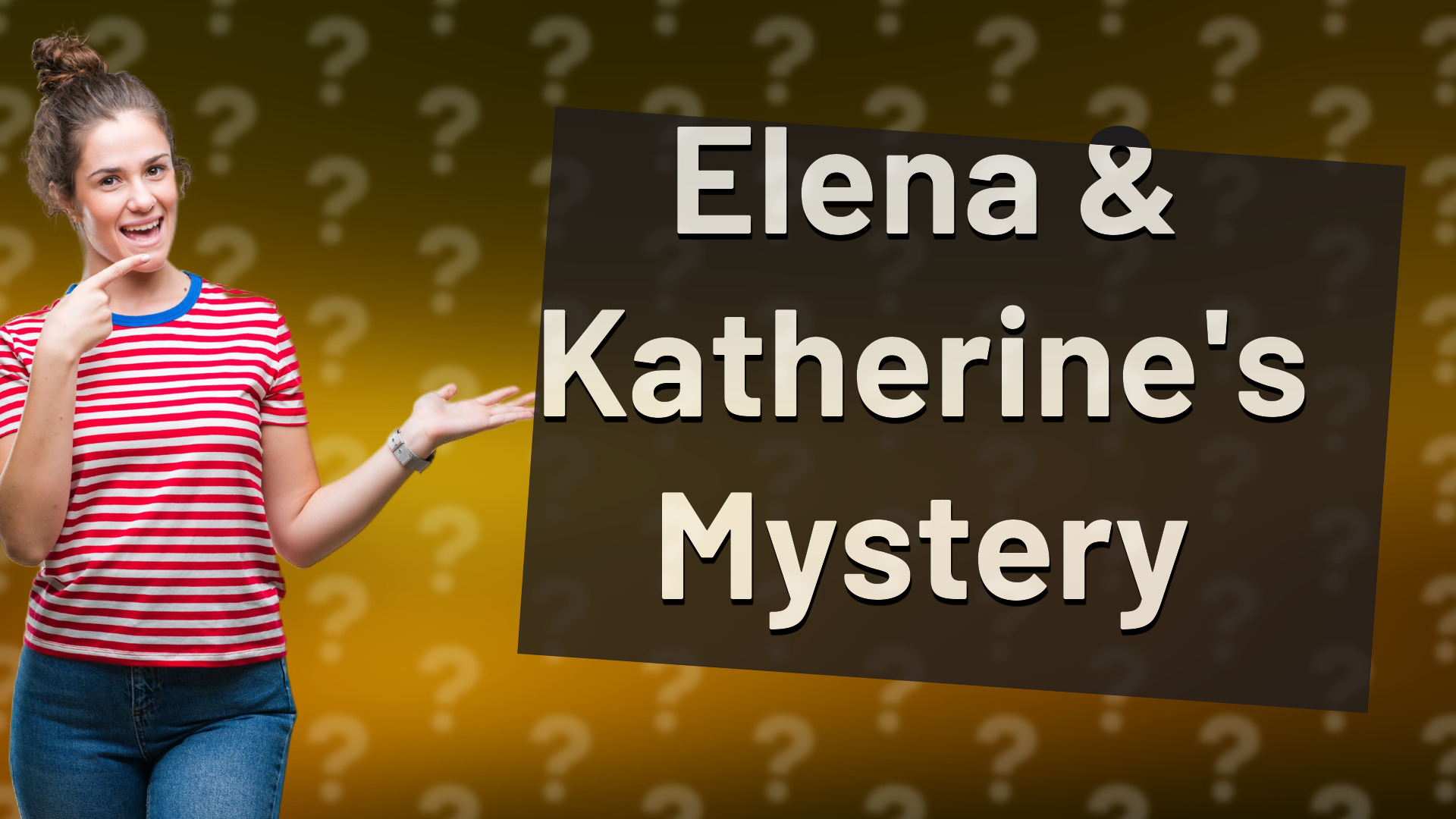 Elena & Katherine's Mystery