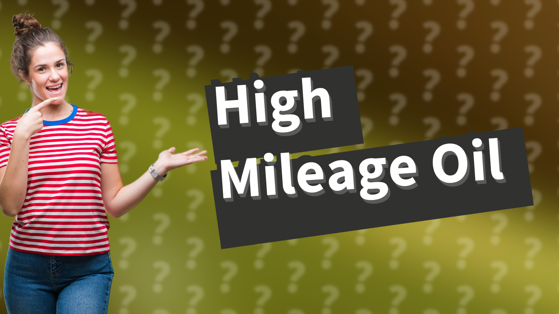 High Mileage Oil