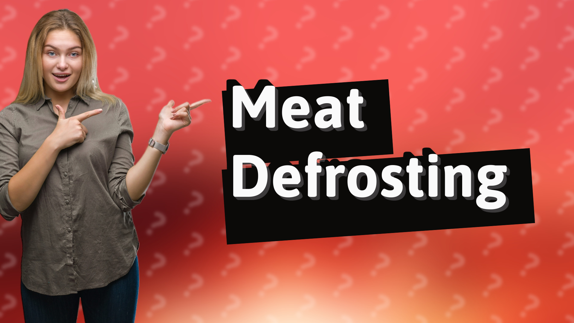Meat Defrosting
