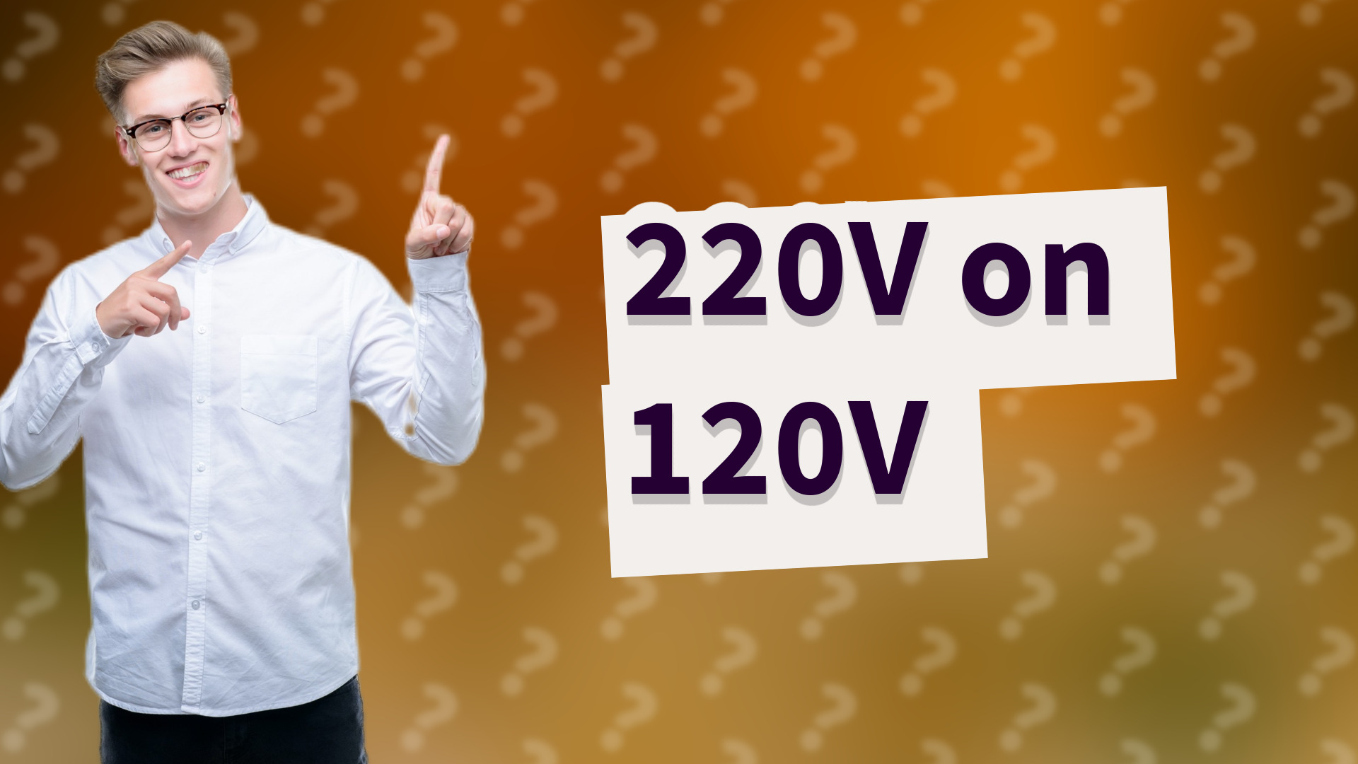220V on 120V