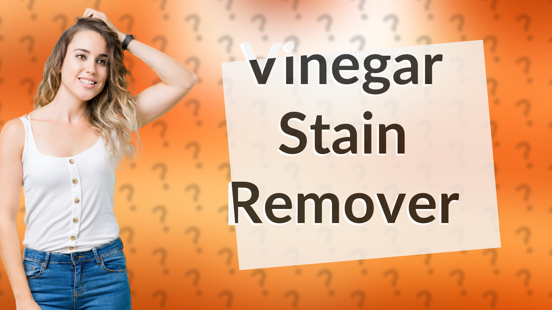 Vinegar Stain Remover