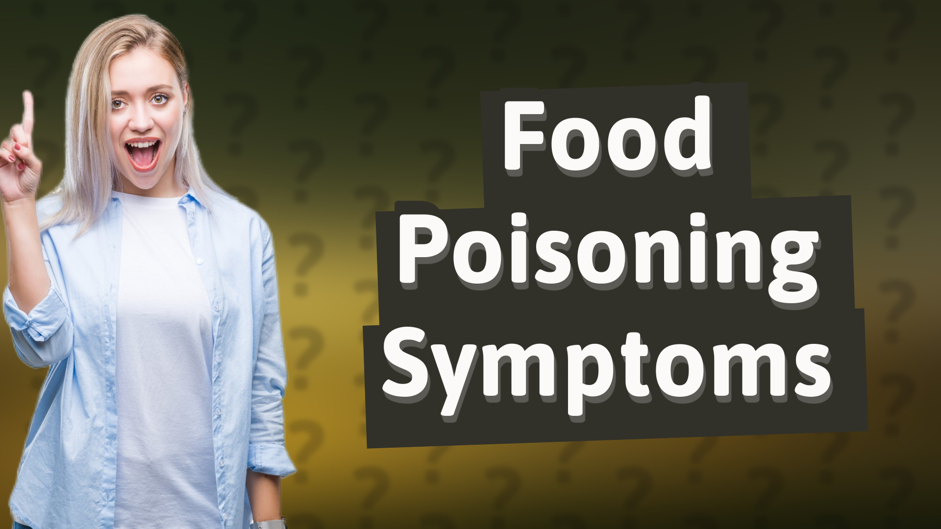 Food Poisoning Symptoms